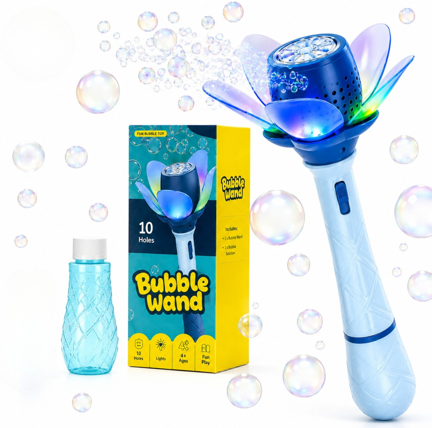 Chigy Wooh Bubble Wand Machine Toy Bubble Maker