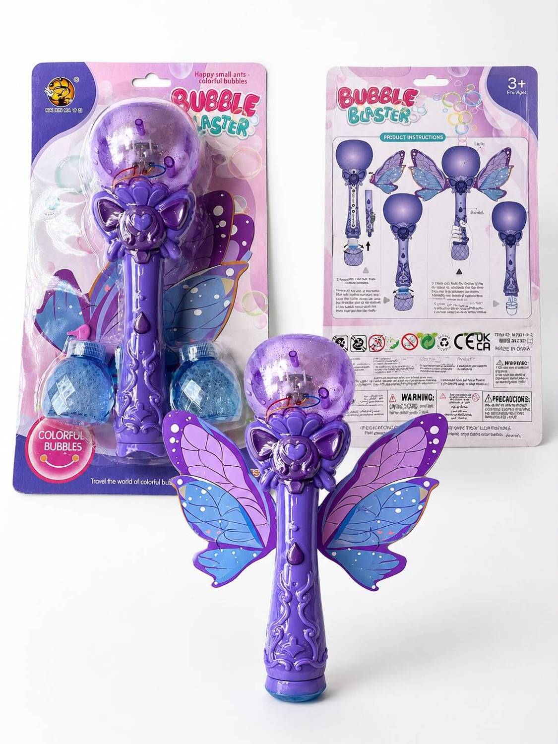 ELRI Butterfly Bubble Wand Toy Bubble Maker - Image 5