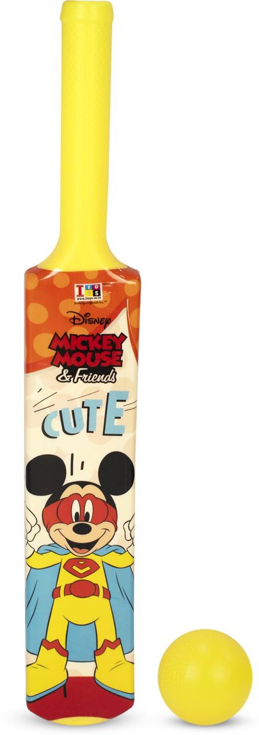 DISNEY Mickey & Friends My First Bat & Ball Cricket Kit