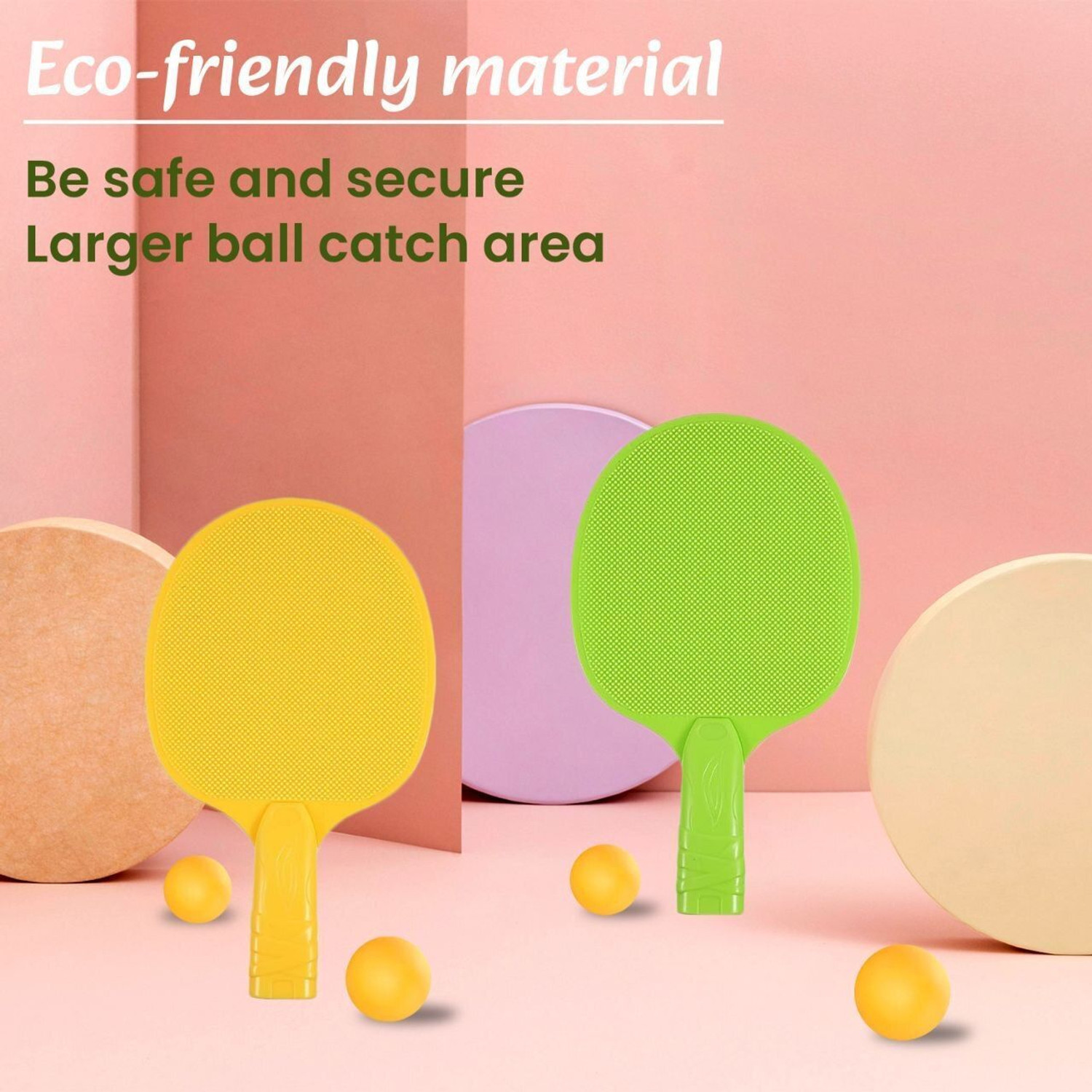 Image of SANISHTH Hanging Table Tennis Trainer Ping Pong Ball Self Training Set Badminton Kit