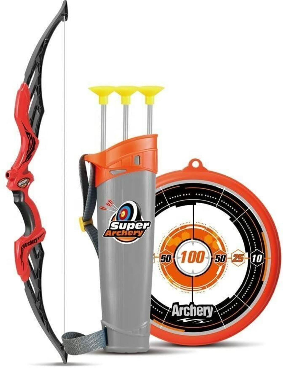 Image of Planet of Toys Heavy Duty Bow Arrow Set for Kids Age 5 -12 Years Outdoor Target Game Archery Archery