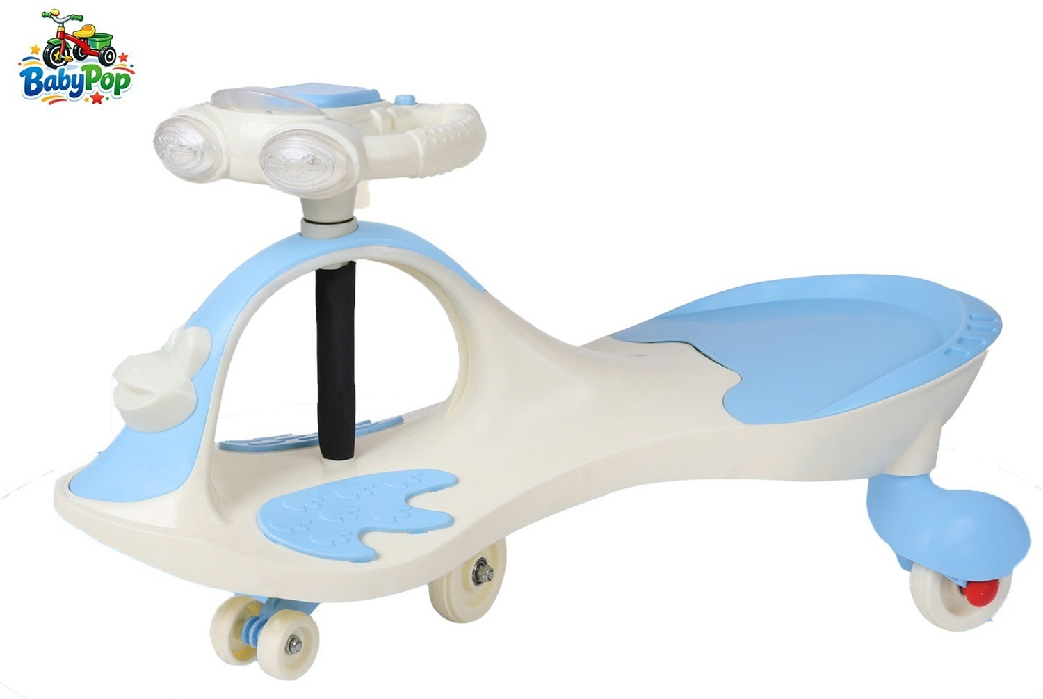 Image of BABYPOP Ride-on with Frog Face | Lights and Sounds DVPOT-13B Tricycle