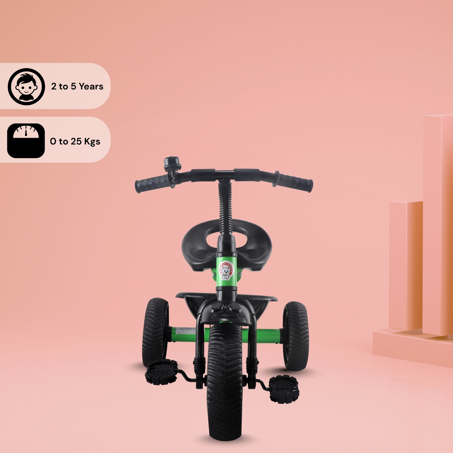 Image of Toyzoy Flentas Kids Tricycle | Tricycle for Kids | Boys|Girls 2 Years To 5 Years TZ 581 TZ 581 Tricycle