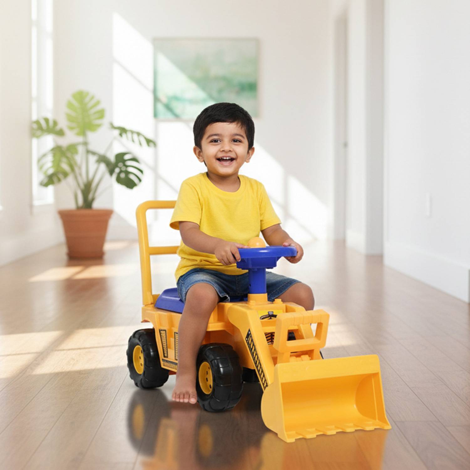 kidznation Kidznation Mini Bulldozer| Ride on Car with Chu Chu