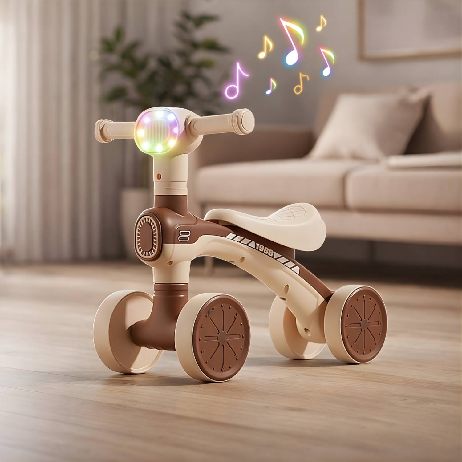 AMBERZ Ultimate Ride-On Baby Balance Bike for 1–3 Year Old Kids | KB-157 Tricycle