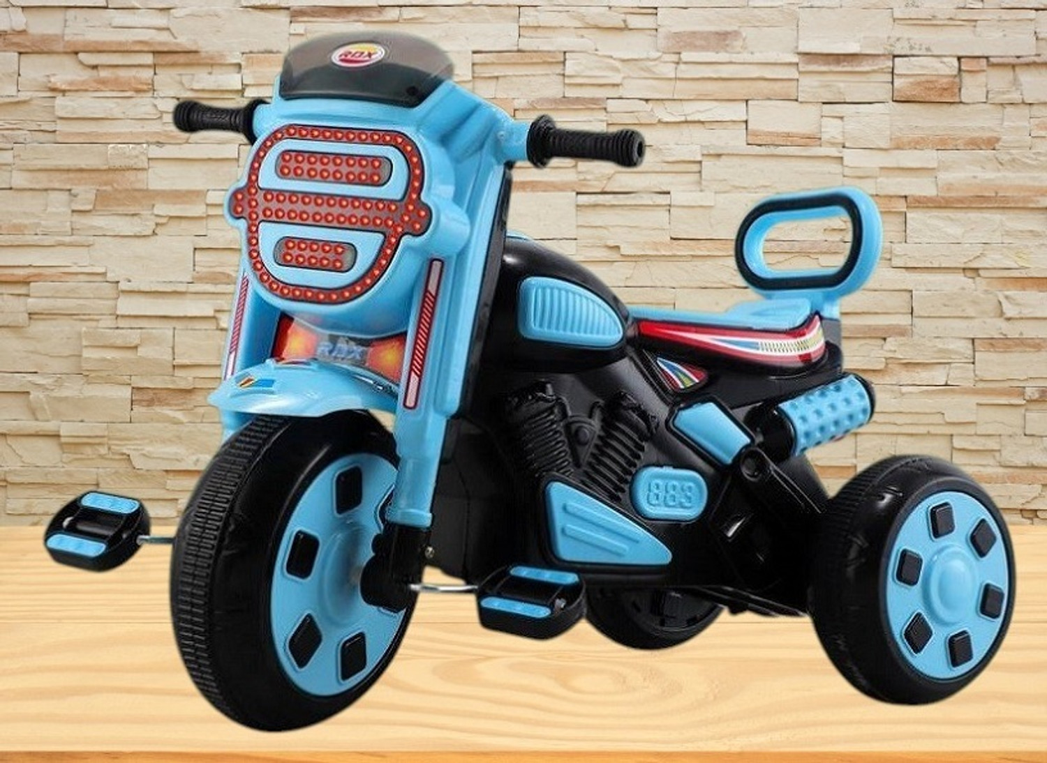 Image of Dugri KIDS RDX Bike|Music Horn|Multicolour Lights|Cycle for 3-6 Years Boy & Girl CHILD RDX BIKE PVC BODY WITH NEW COLOUR COMBINATION Tricycle