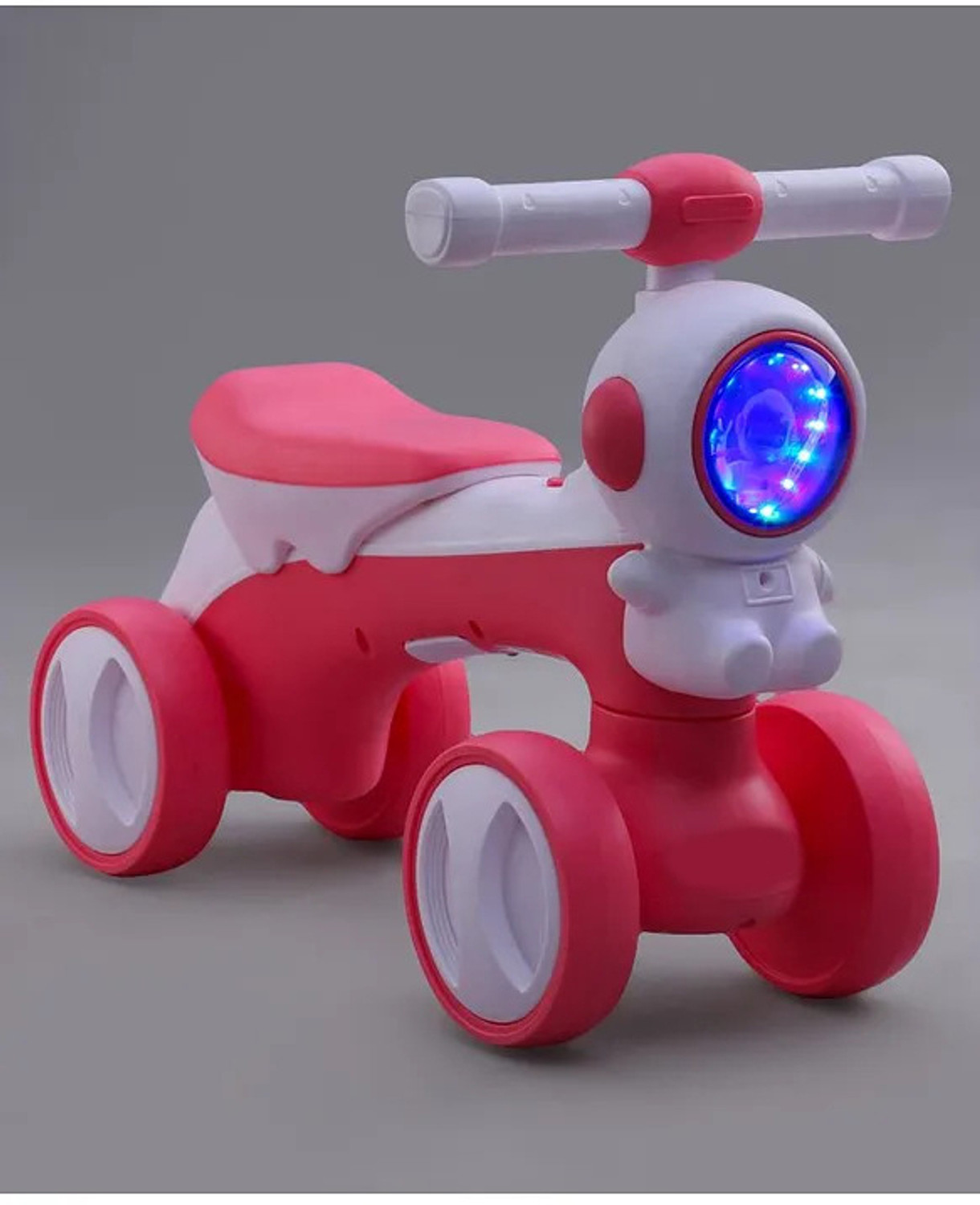 Image of JoyRide 2 in 1 Astronaut Tricycle for Kids with Balance Bike Mode | Music & Light | Manual Push Bike for Kids to Learn Balancing, Kids Tricycle | 1-5 Years Tricycle