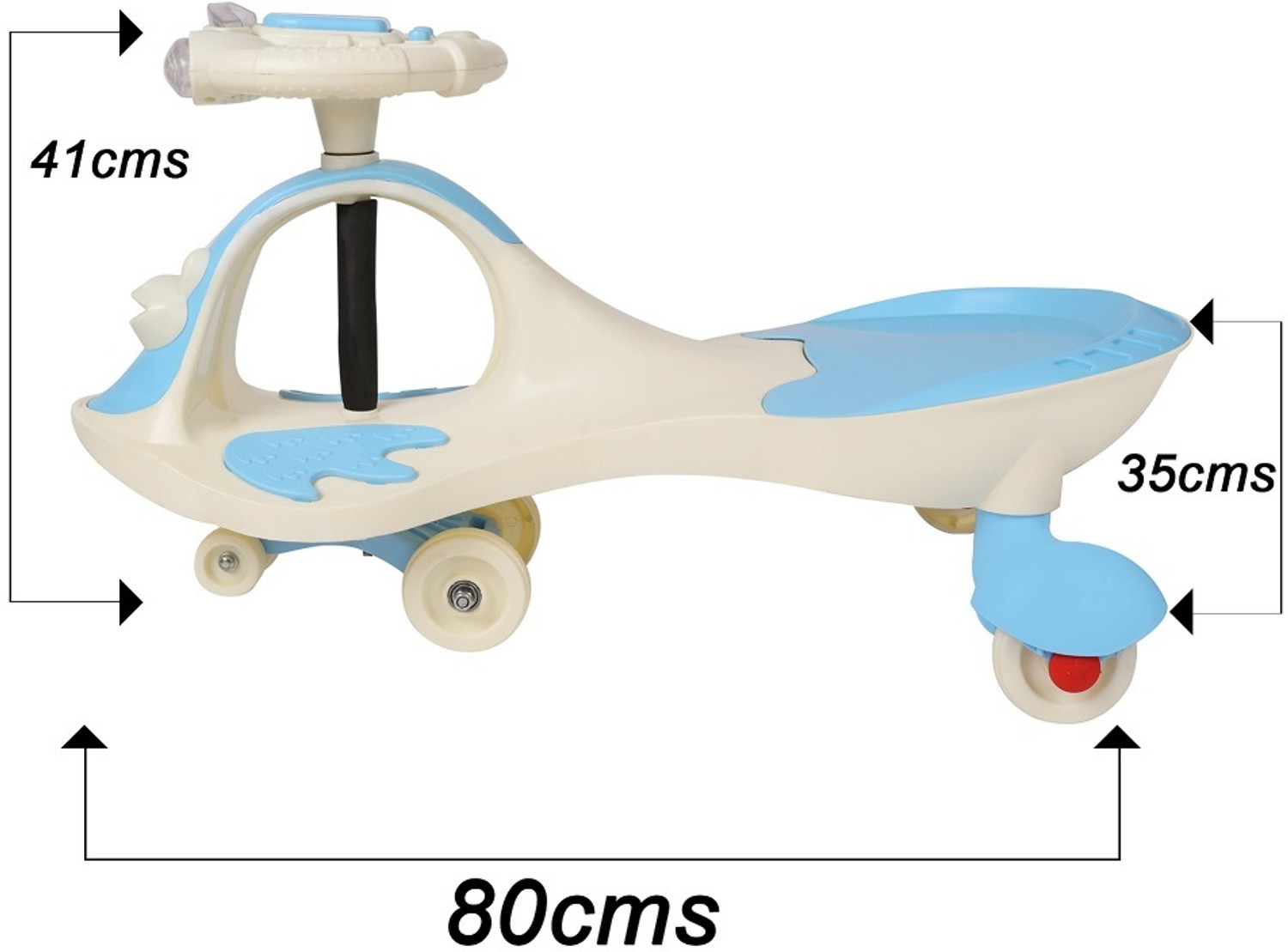 Image of BABYPOP Ride-on with Frog Face | Lights and Sounds DVPOT-13B Tricycle