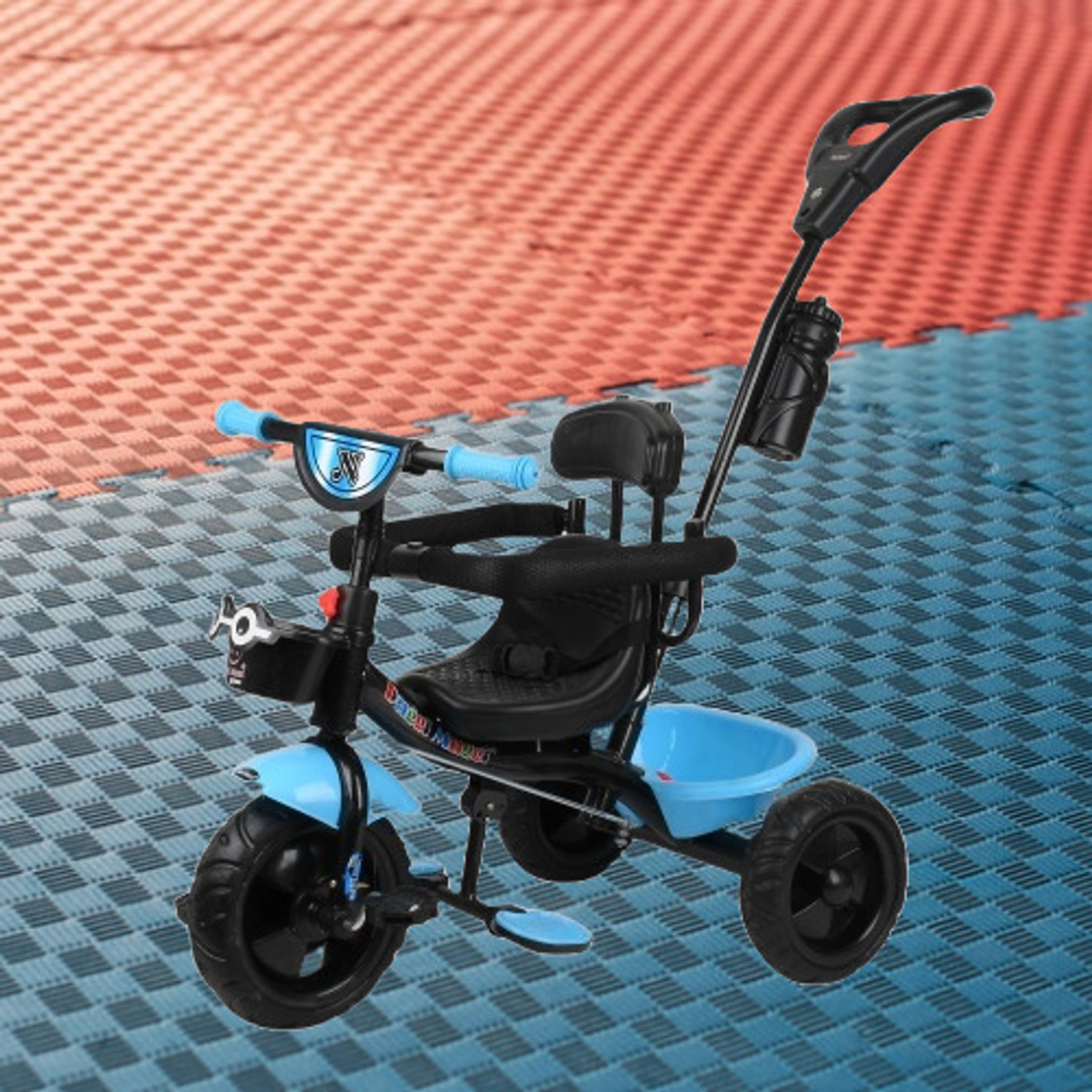 Image of Dugri Parental Handle with Front-Back Basket for Storage Best Kids N-5 Tricycle Baby Boys-Baby Girls Tricycle Tricycle