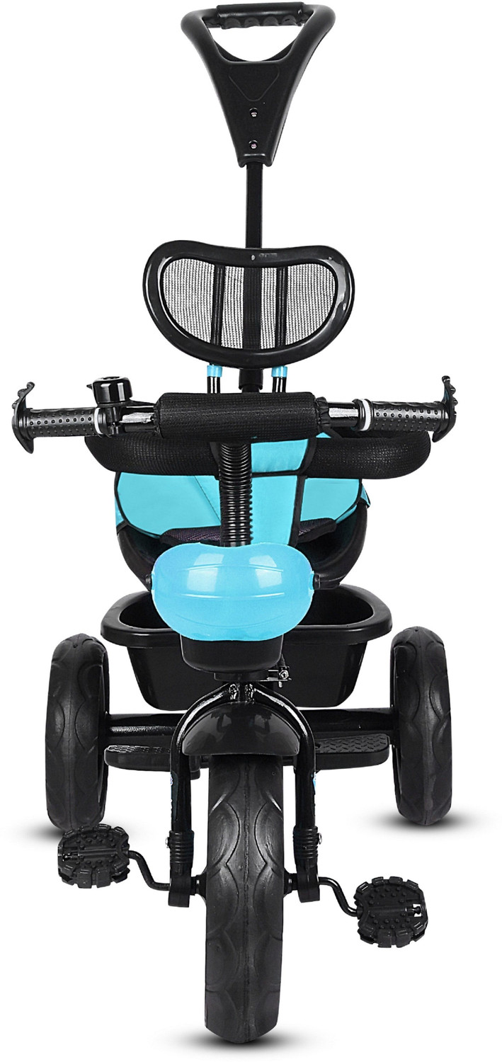 Image of KRIDDO Tricycle with Parental Handle | back rest and Dual Storage Basket kids EVA Wheels Kids /Baby Tricycle, Tricycles for Kids for 1 to 5 Years, Tricycle