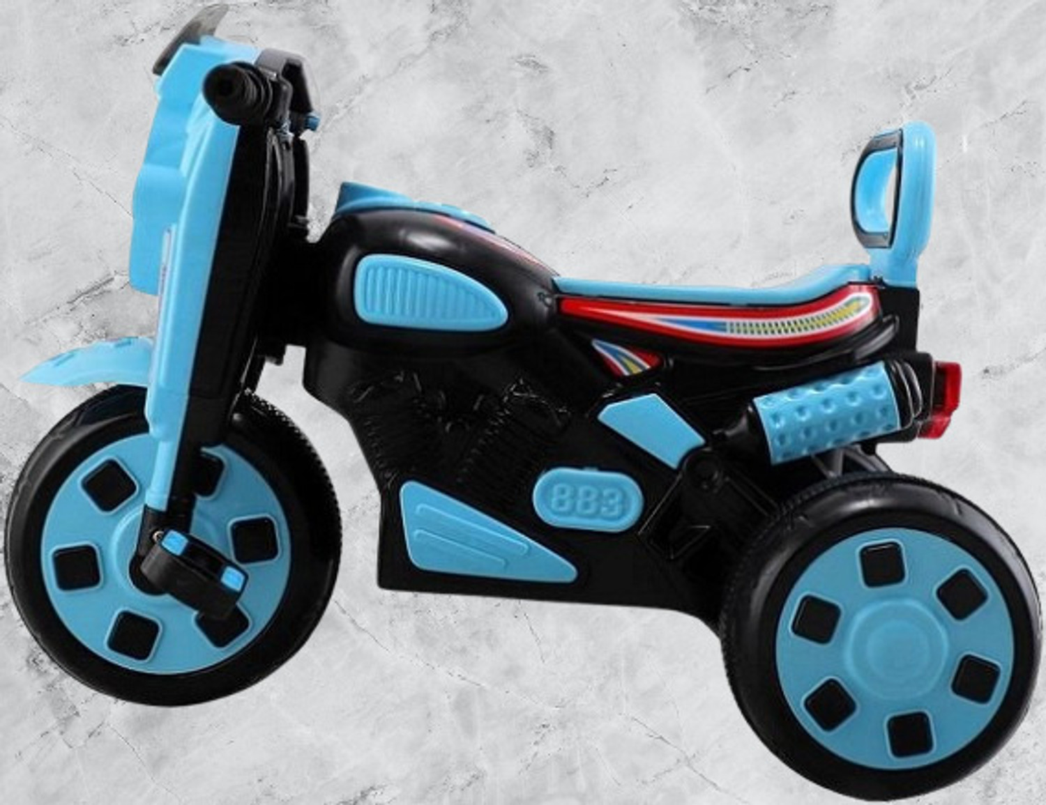 Image of DUGGI MUGGI Baby For Bike|Music Horn|Multicolour Lights|Cycle for 3-6 Years Boy & Girl TRICYCLE RDX BIKE PVC BODY WITH NEW COLOUR COMBINATION Tricycle