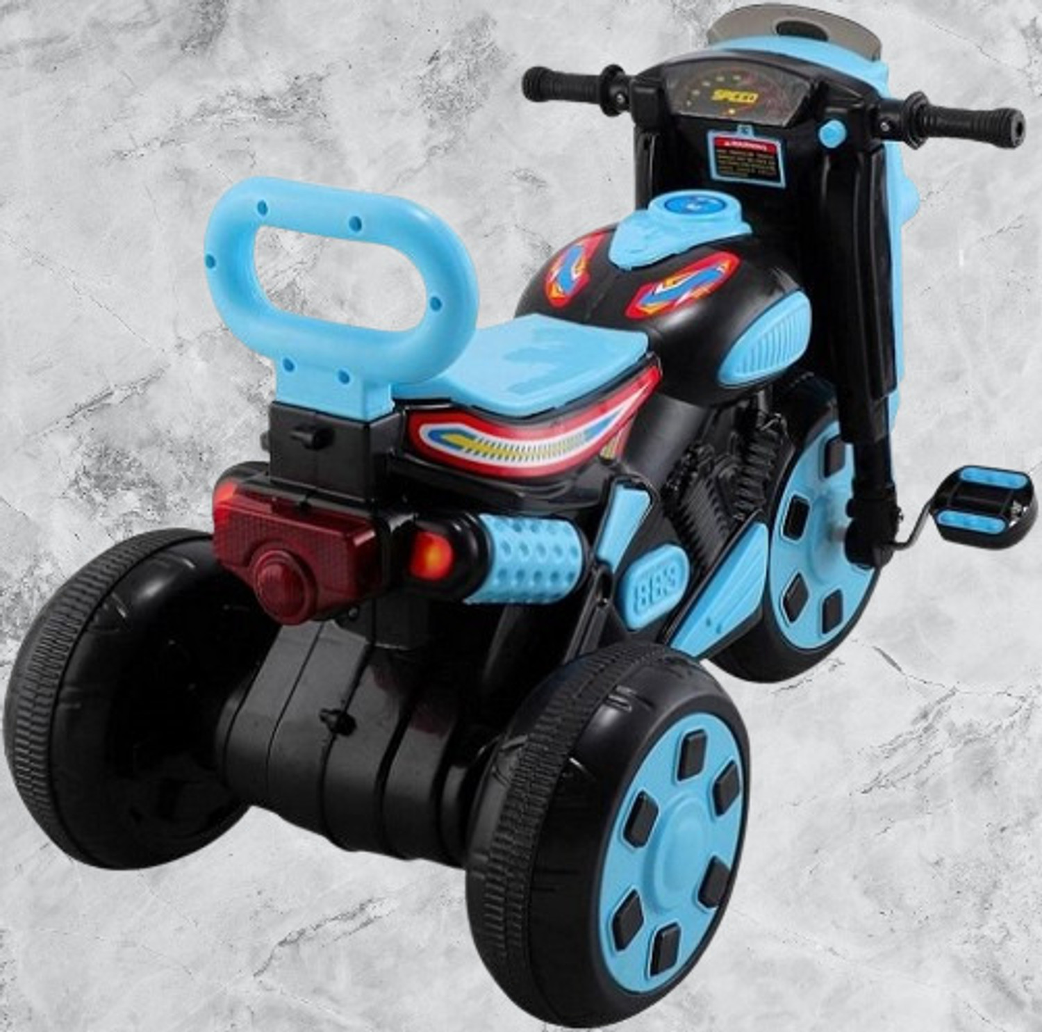 Image of DUGGI MUGGI Baby For Bike|Music Horn|Multicolour Lights|Cycle for 3-6 Years Boy & Girl TRICYCLE RDX BIKE PVC BODY WITH NEW COLOUR COMBINATION Tricycle