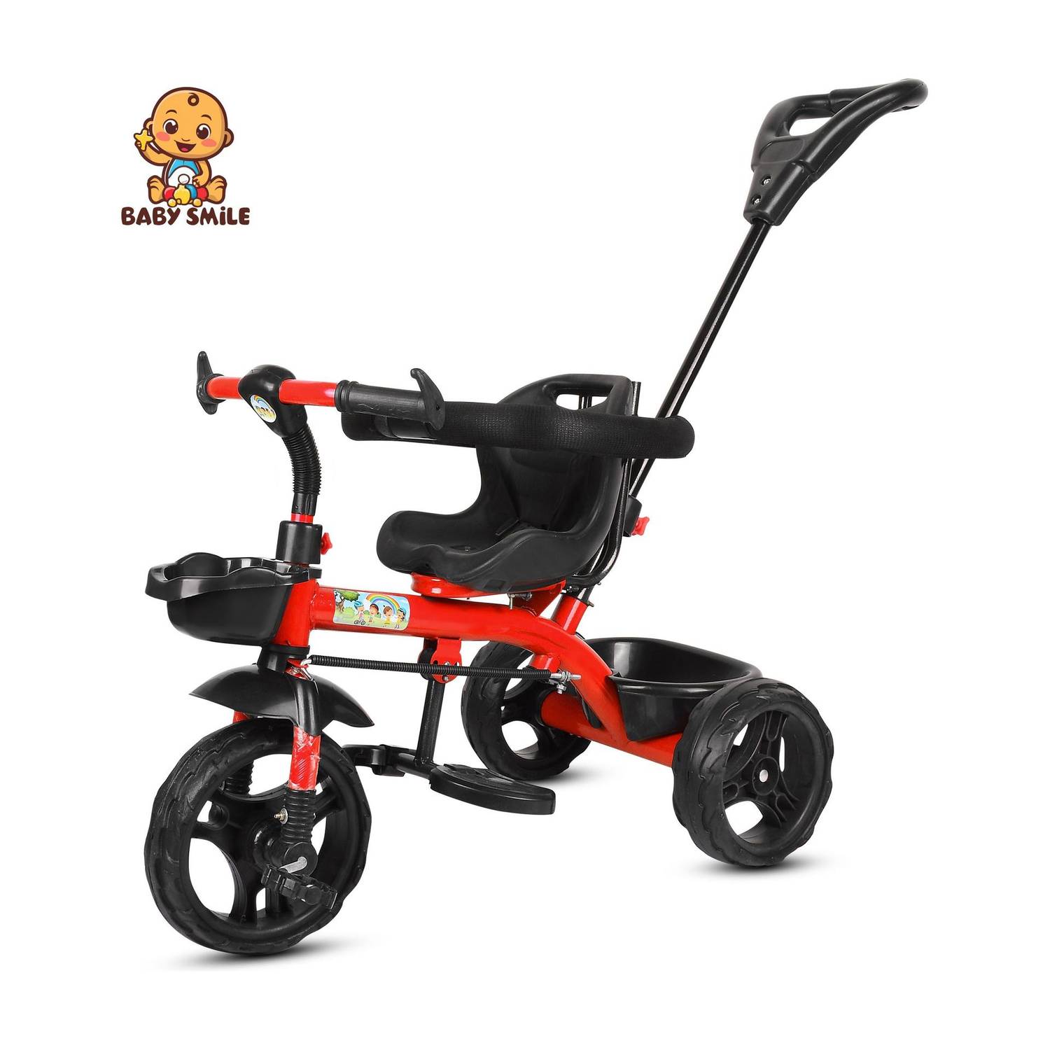 Baby Smile TRICYCLE FOR BABY KIDS FOR GIRL OR BOY Best for age 1,2,3,4,5 year kids Tricycle DVPOT-13B Tricycle