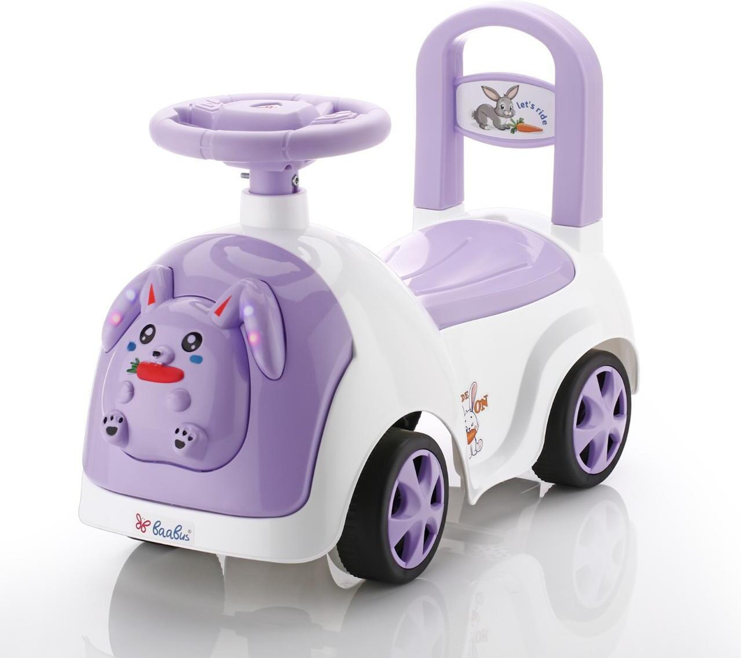 Image of JoyRide RABBIT Ride-On Baby /Kids Ride for Boys Girls 1-3 Years with Light Horn Storage Rideons & Wagons Non Battery Operated Ride On