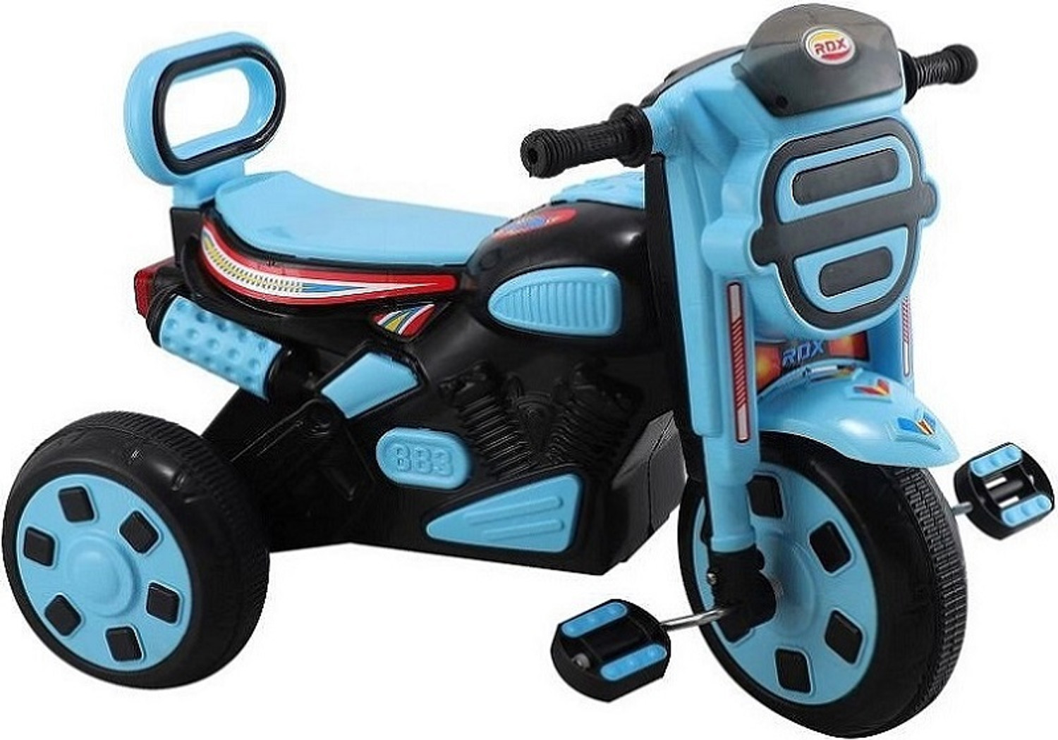 Image of Dugri KIDS RDX Bike|Music Horn|Multicolour Lights|Cycle for 3-6 Years Boy & Girl CHILD RDX BIKE PVC BODY WITH NEW COLOUR COMBINATION Tricycle