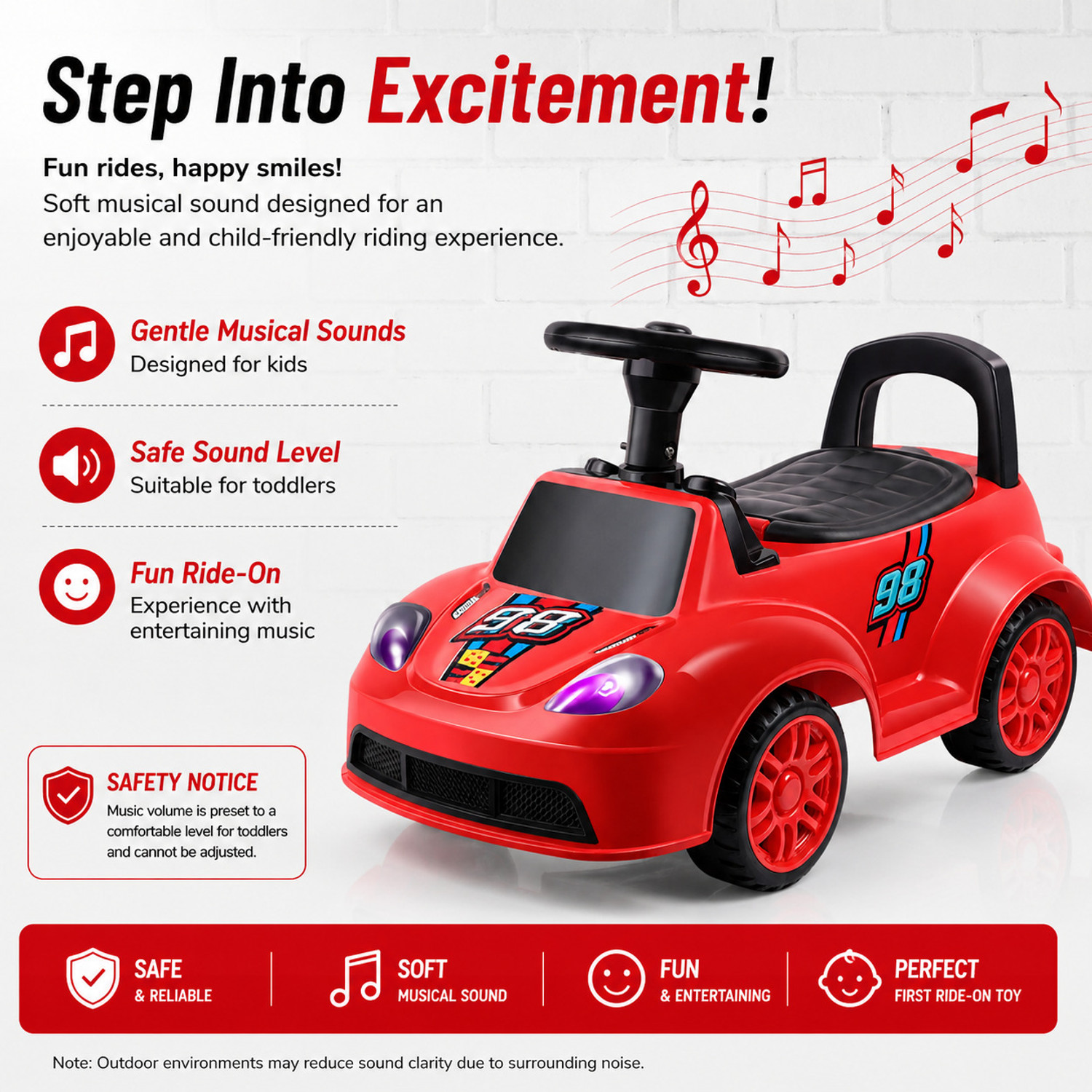 SPEEDFOX Kids Ride On Push Car | kids scooter | kids car | kids ...