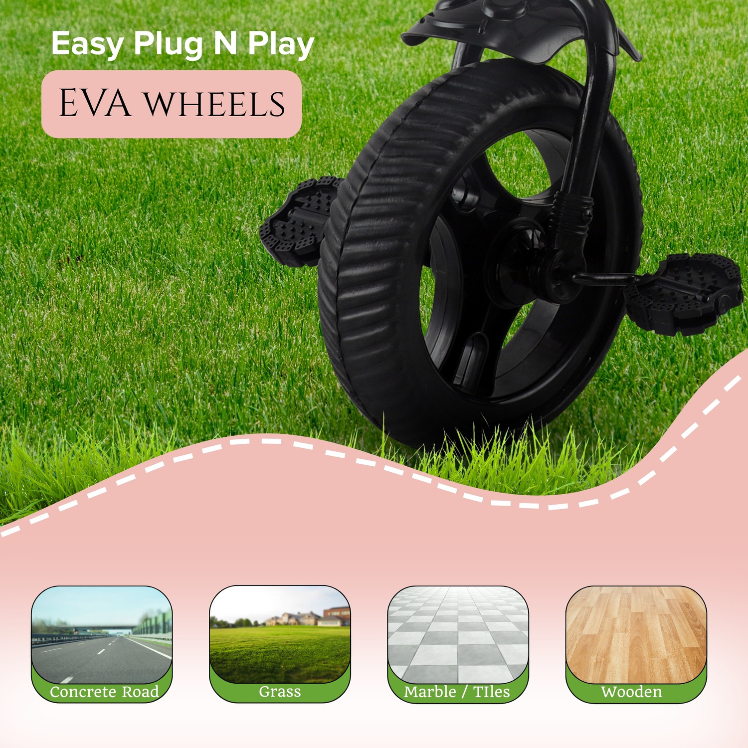 Image of Toyzoy Flentas Kids Tricycle | Tricycle for Kids | Boys|Girls 2 Years To 5 Years TZ 581 TZ 581 Tricycle