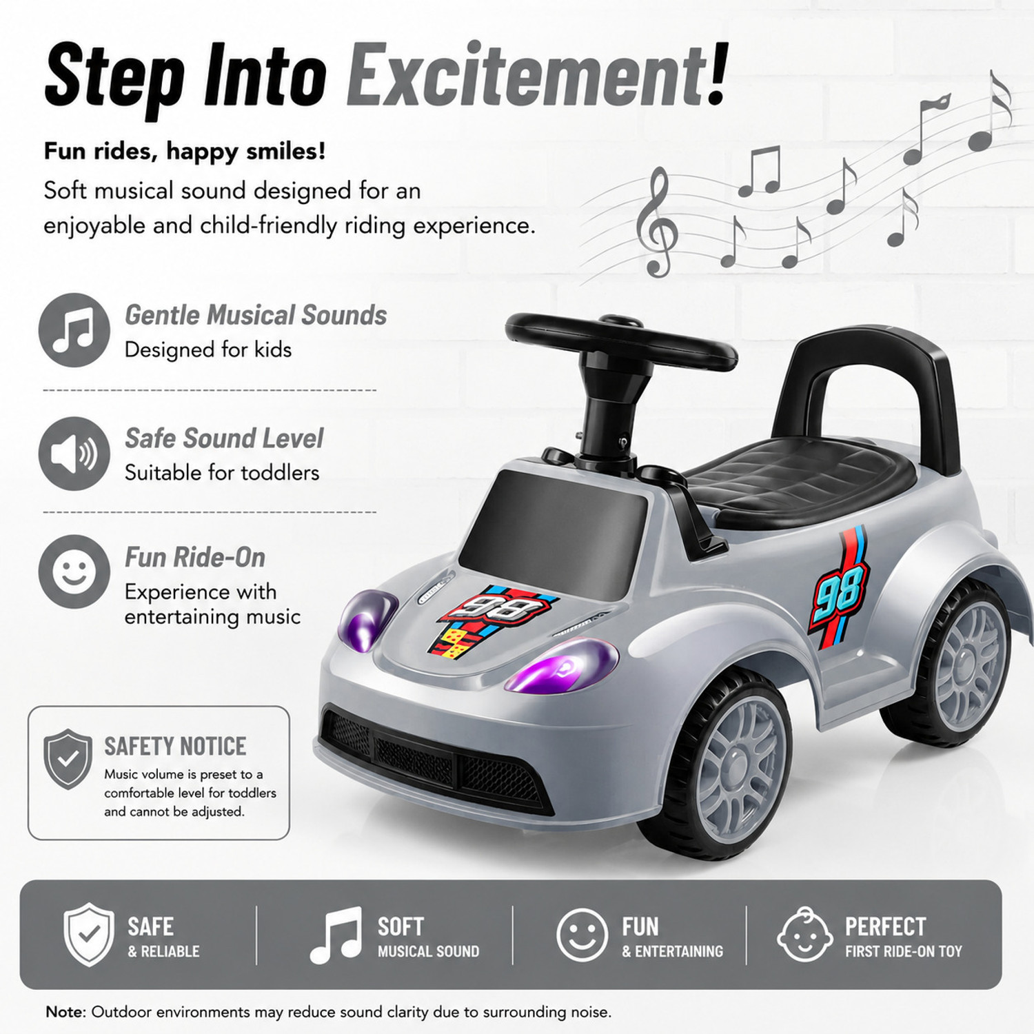 Image of SPEEDFOX Kids Ride On Push Car | kids scooter | kids car | kids tricycle | racing car