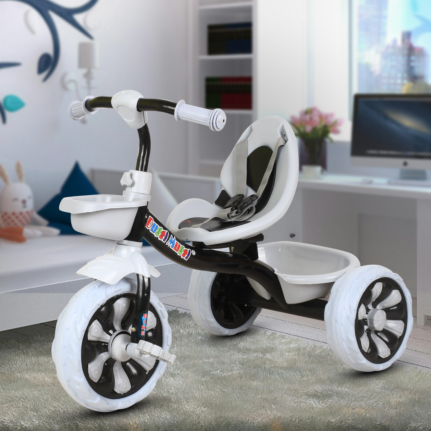 Image of TOYSHOPPEE 1,2,3,4,5 Years Tricycle TRICYCLE FOR KIDS WITH WEIGHT CAPACITY 25 KG Tricycle