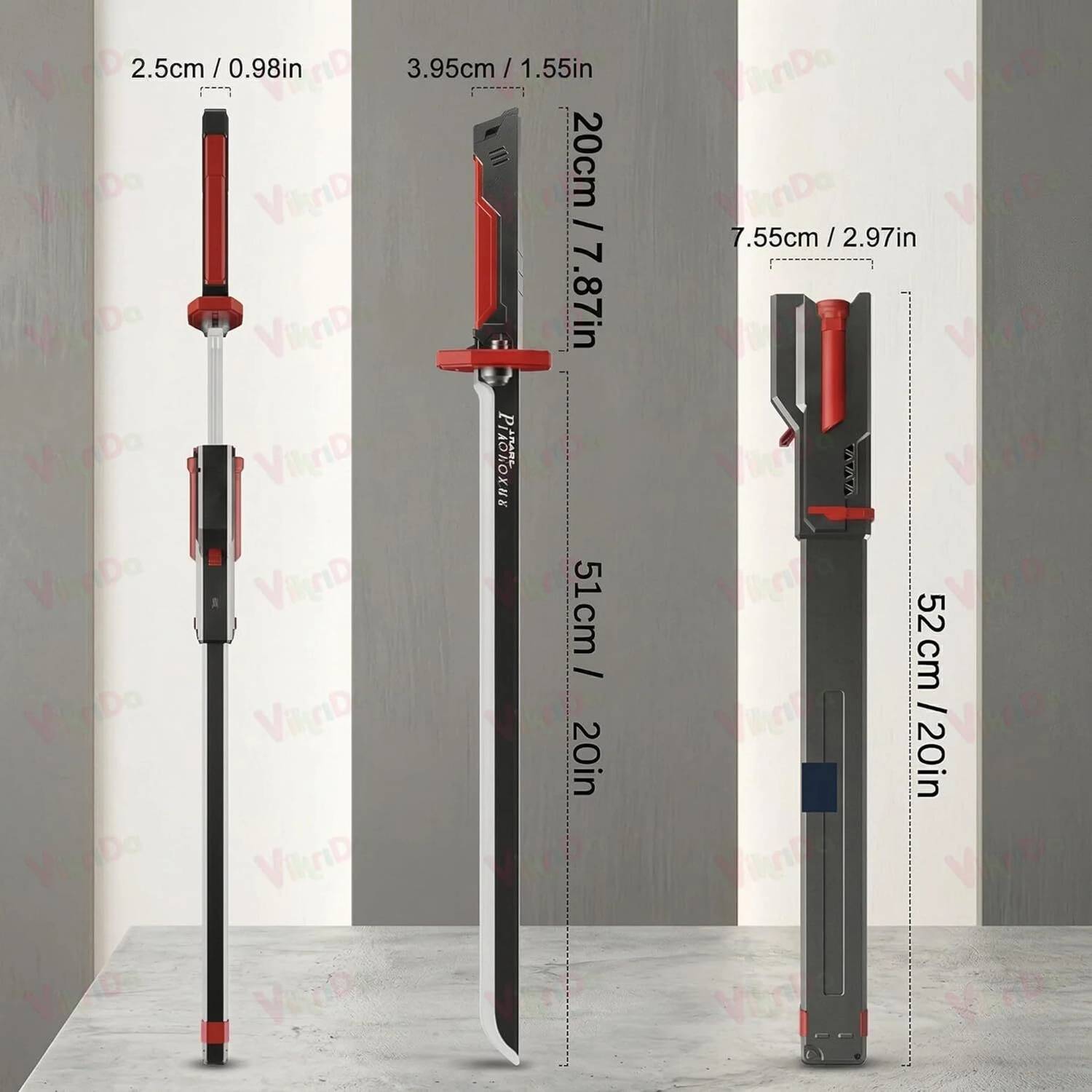 NexusCart Kids Rechargeable LED Light & Sound Sword - Image 4