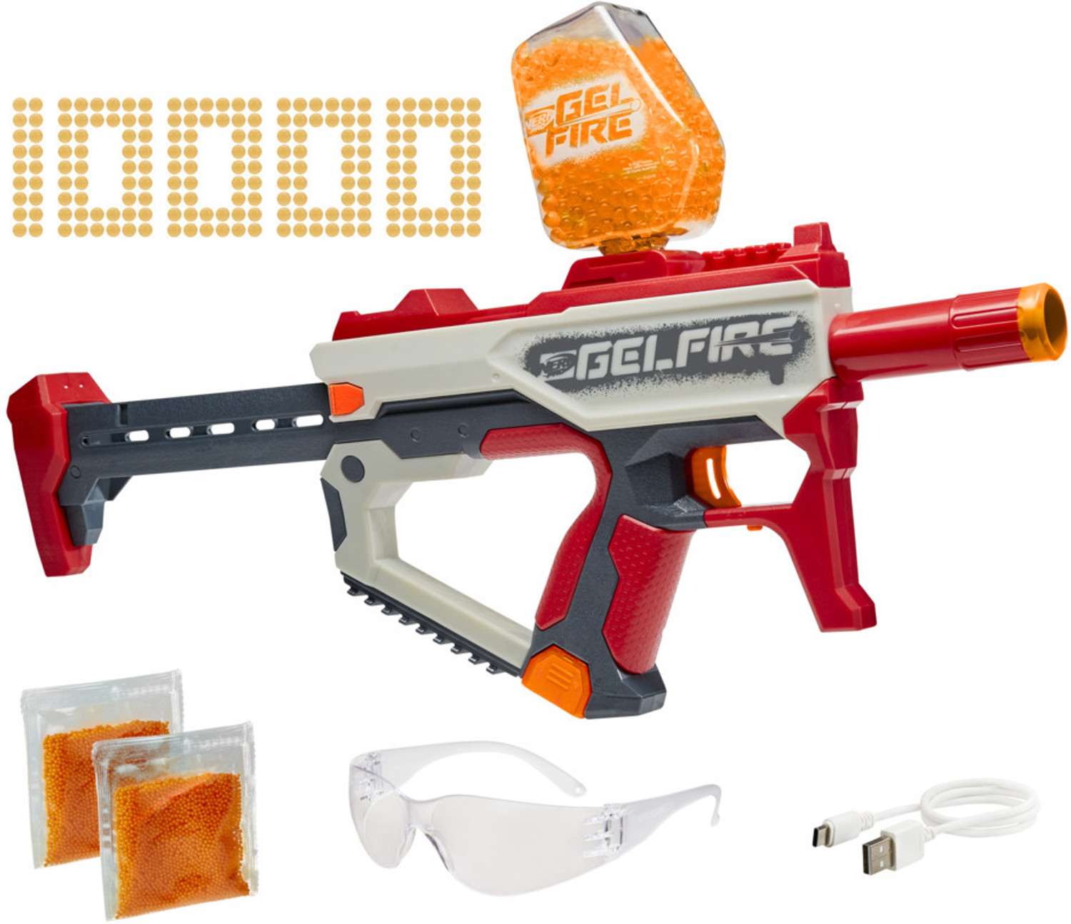 Image of Nerf Pro Gelfire Mythic Blaster & 10,000 Gelfire Rounds Guns & Darts