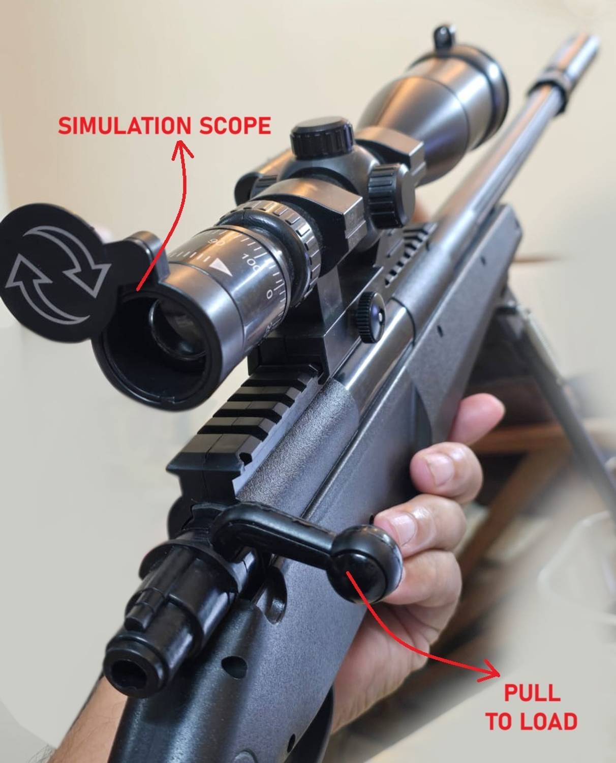 HALO 108cm M24 Sniper Rifle Airsoft Gun - Image 4