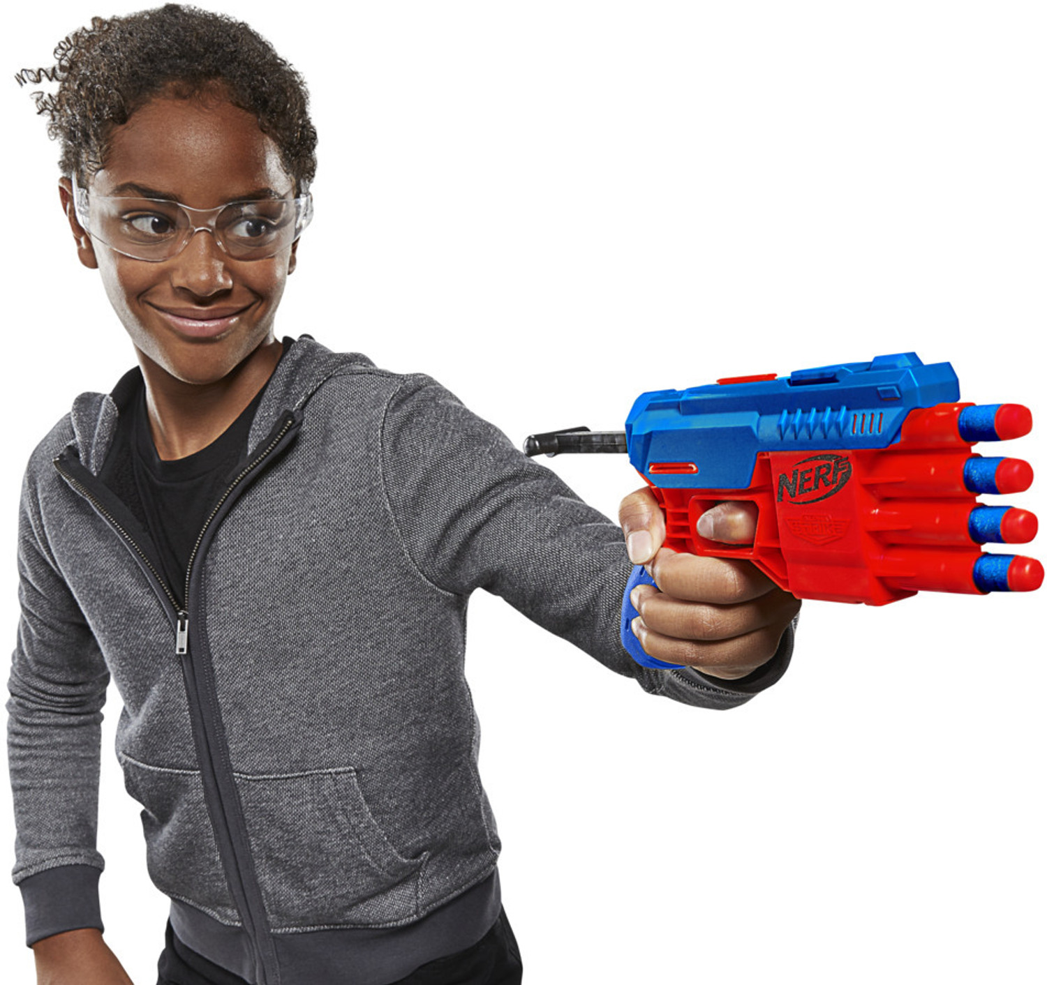 Image of Nerf Alpha Strike Claw Dual QS-4 Blaster Set-Includes 2 Blasters and 10 Elite Darts Guns & Darts