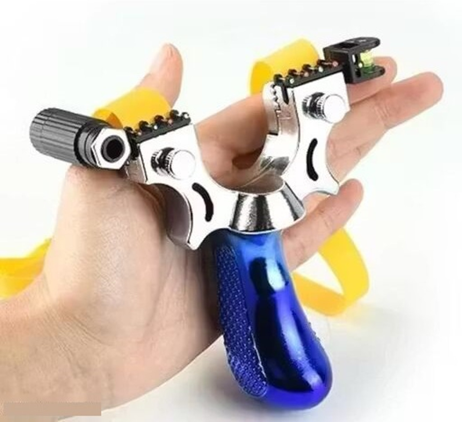 Image of CANBITZ Sling shot with Laser | Power catapult with random color dispatch Wrist Sling