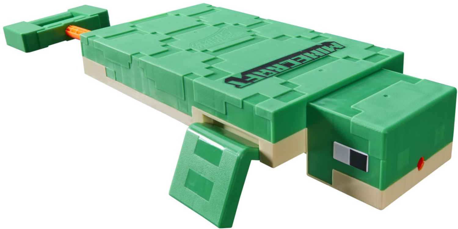Image of Nerf SuperSoaker Minecraft Turtle Water Blaster, Pull Back, Branded Holi Pichkari Water Gun