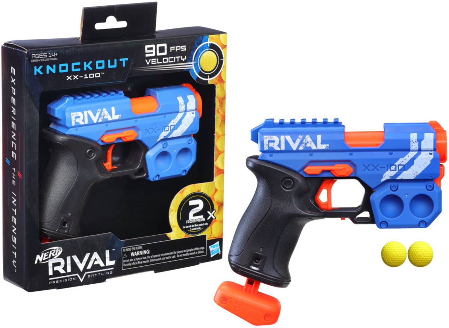 Nerf Rival Knockout XX-100 Blaster, Round Storage, 85 FPS Velocity