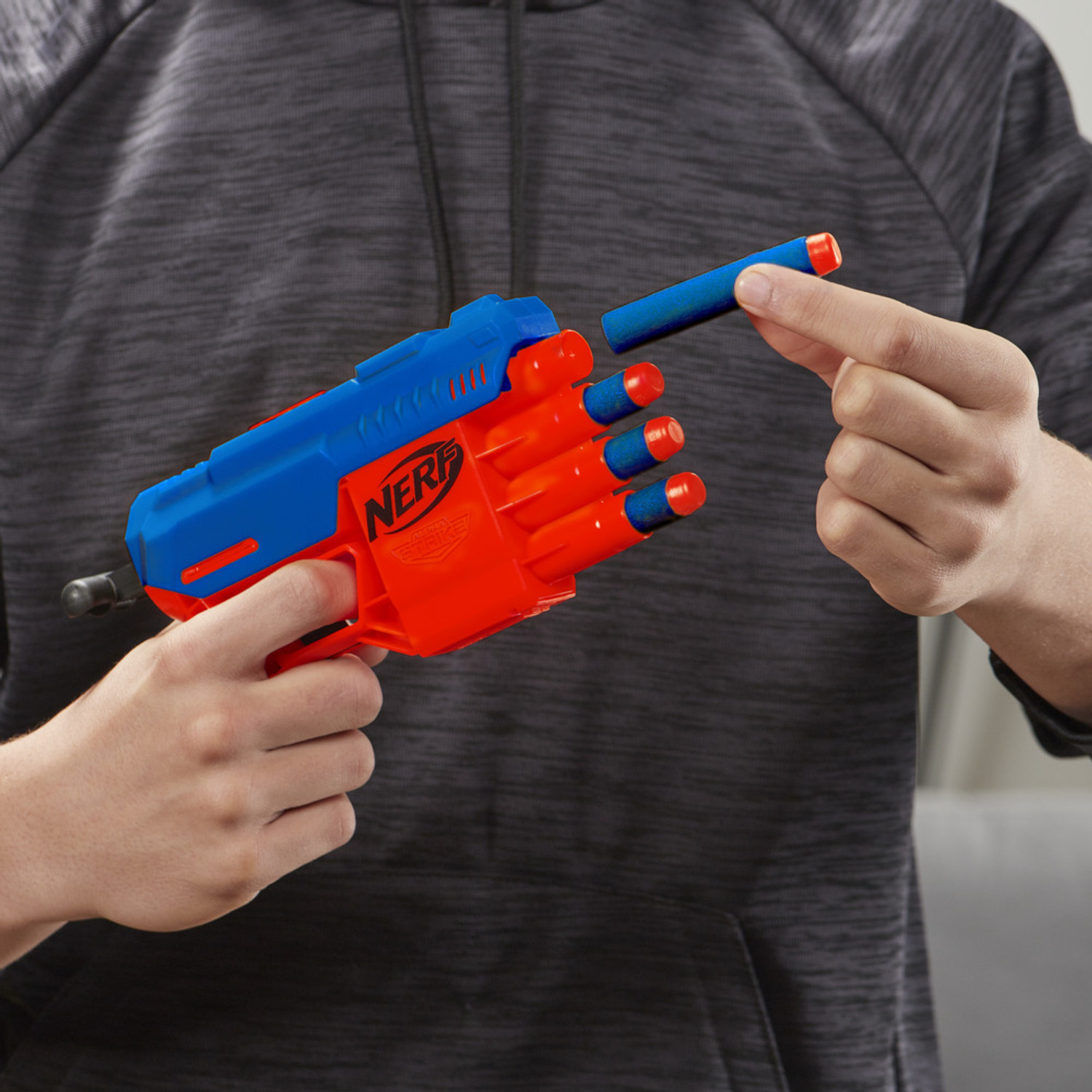 Image of Nerf Alpha Strike Claw Dual QS-4 Blaster Set-Includes 2 Blasters and 10 Elite Darts Guns & Darts