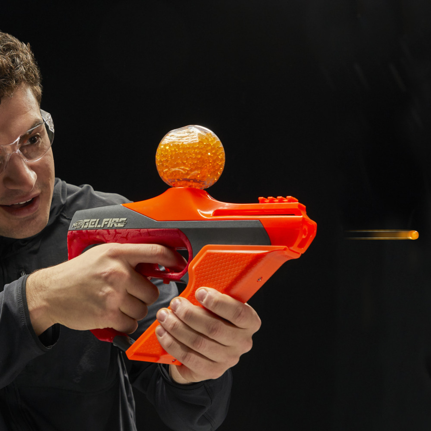 Image of Nerf Pro Gelfire Uproar Blaster, 10k Gelfire Rounds, with Hopper, Eyewear, Ages 14+ Guns & Darts