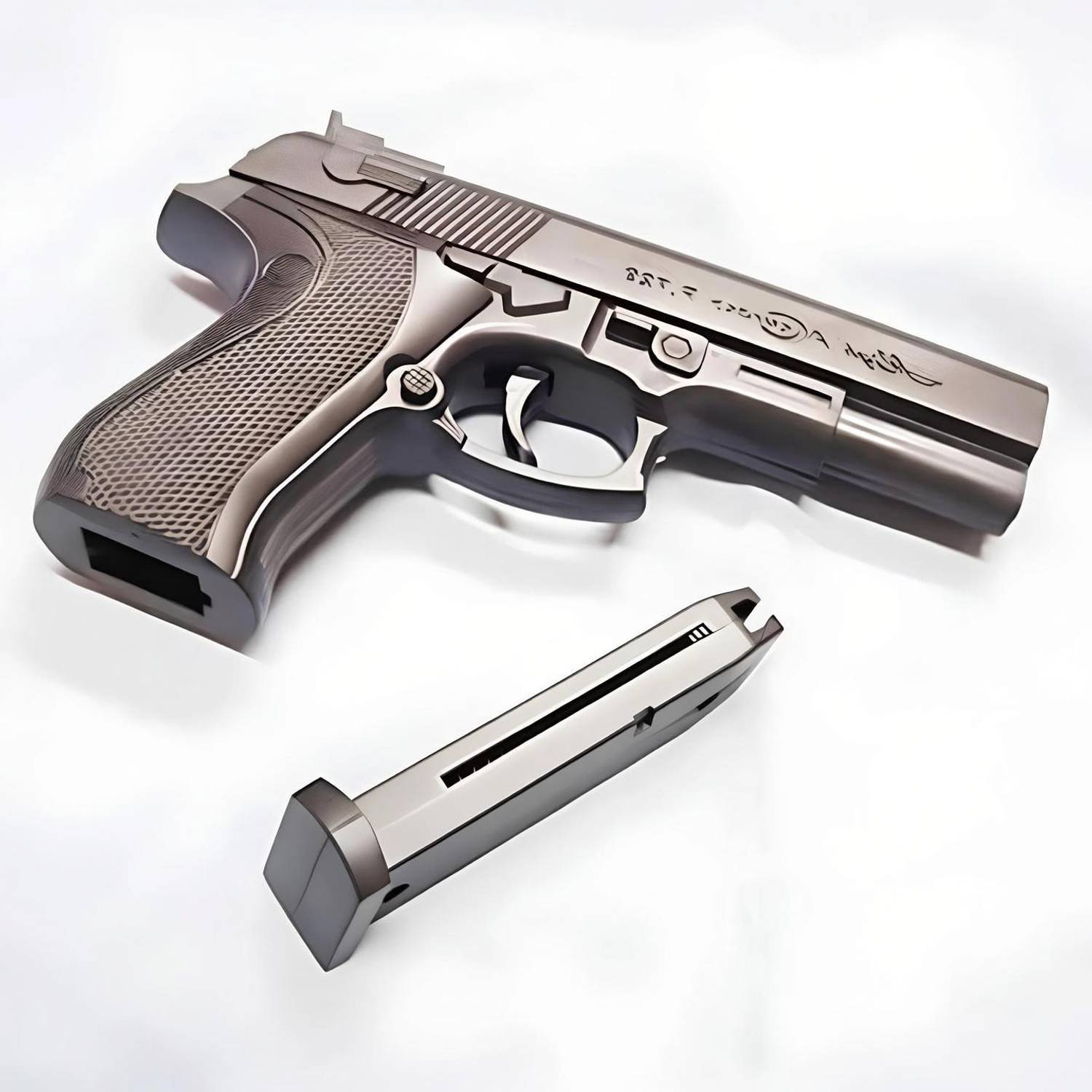N K Hol Air Sports Mauser Toy Gun with 65 BB Bullets - Image 1