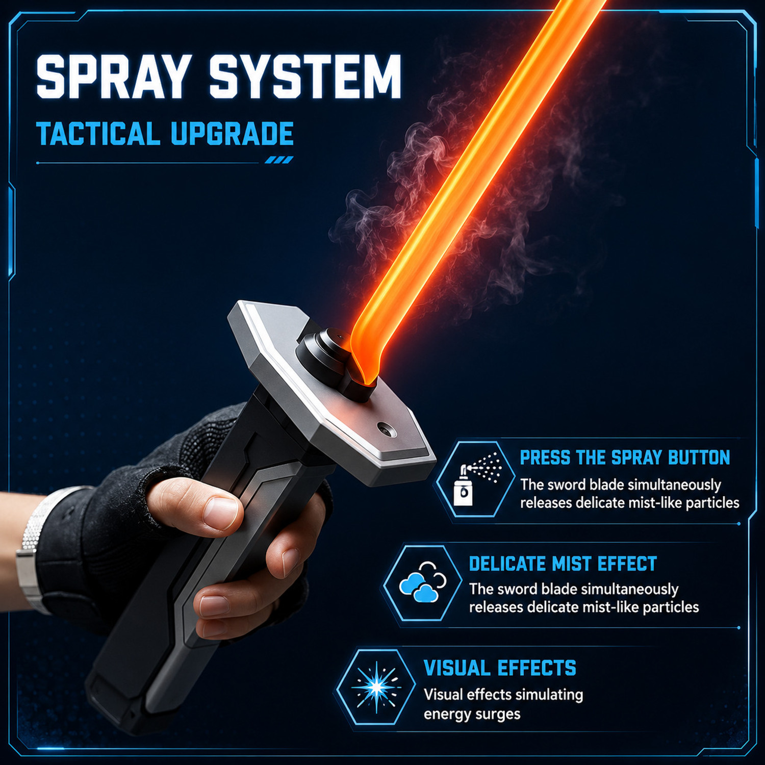 Image of ASTOREQ LIGHTSABER LED SWORD TOY Maces & Swords