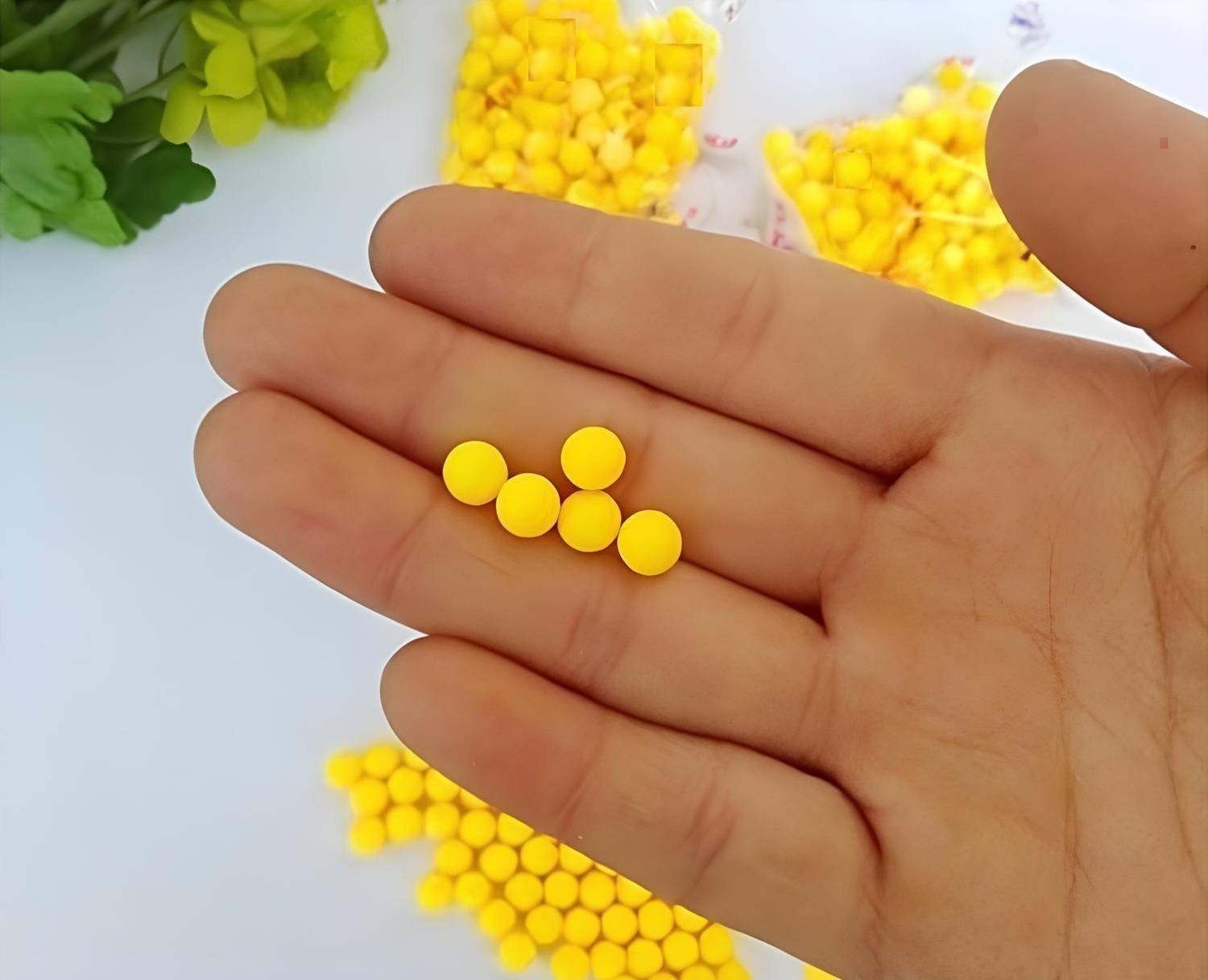 Cambly (Pack of 600 Pcs) 6 MM Plastic BB Bullets for Toy Guns & Air Gun | Darts & Plastic Bullets