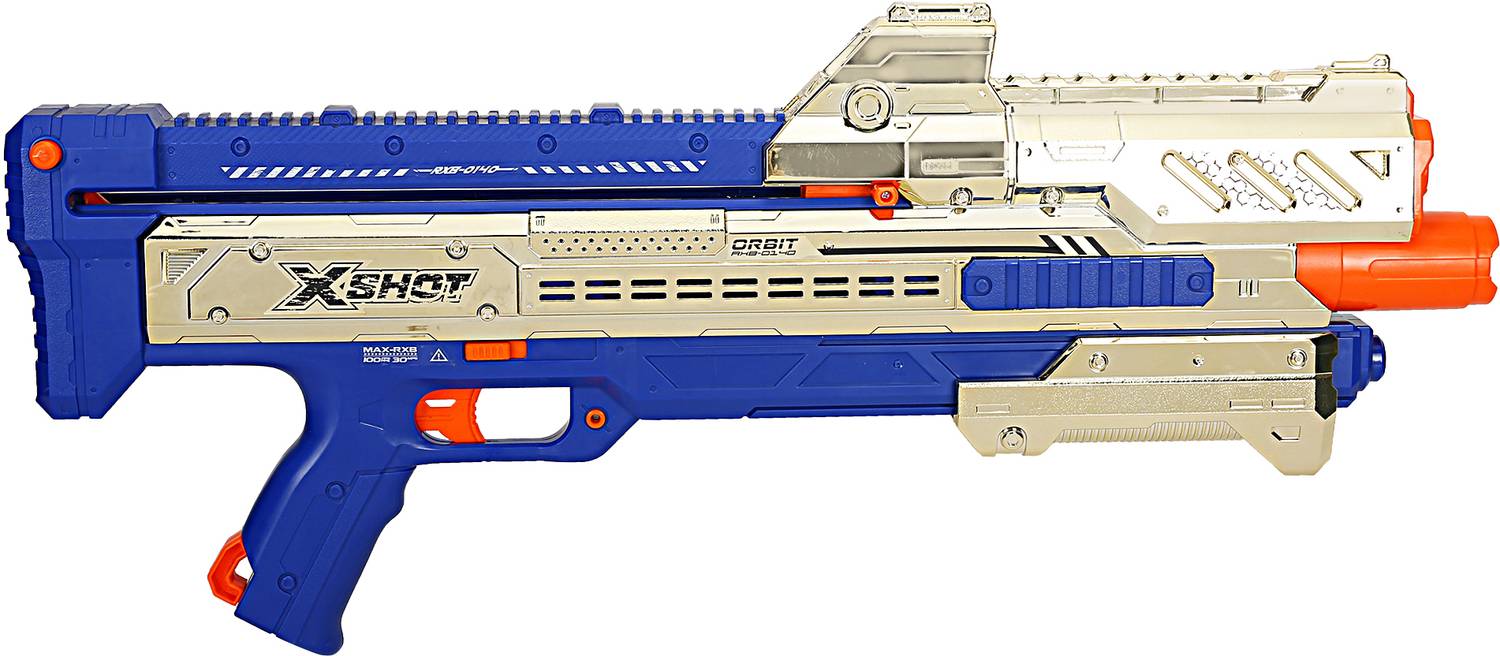 X-Shot Golden Chaos Orbit Blaster Gun 12Y+, Multicolour Guns