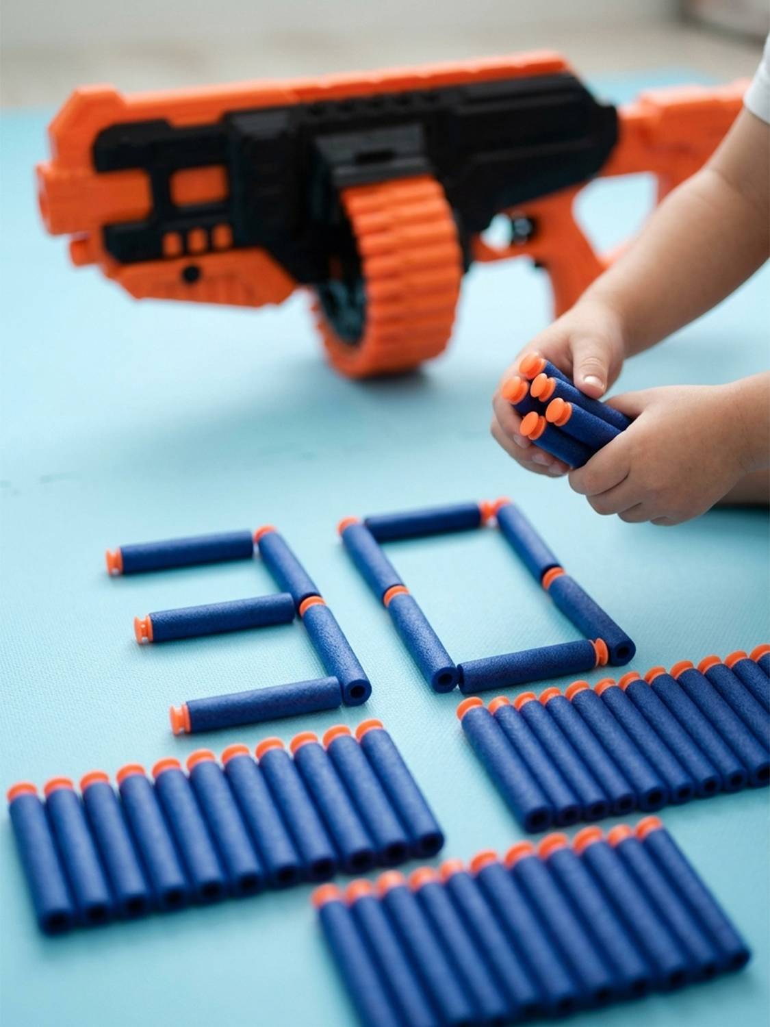 333MART Vacuum Soft Bullet 30 Pcs Darts & Plastic Bullets