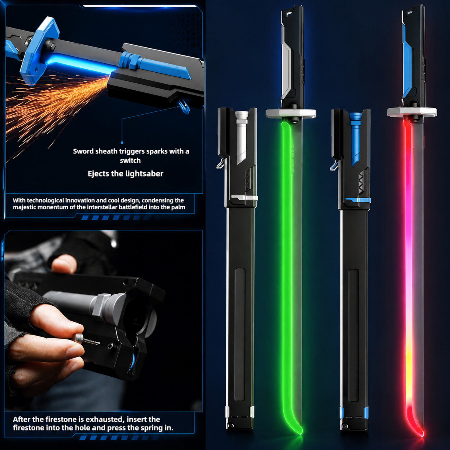 Image of ASTOREQ LIGHTSABER LED SWORD TOY Maces & Swords