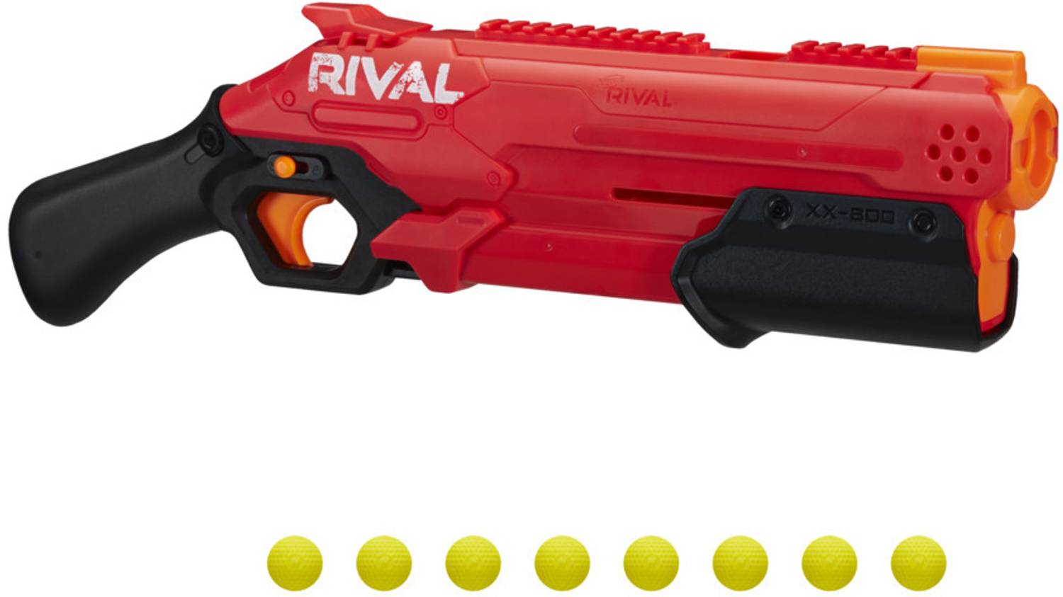Nerf Rival Takedown XX-800 Blaster -- Pump Action, Breech-Load, 8