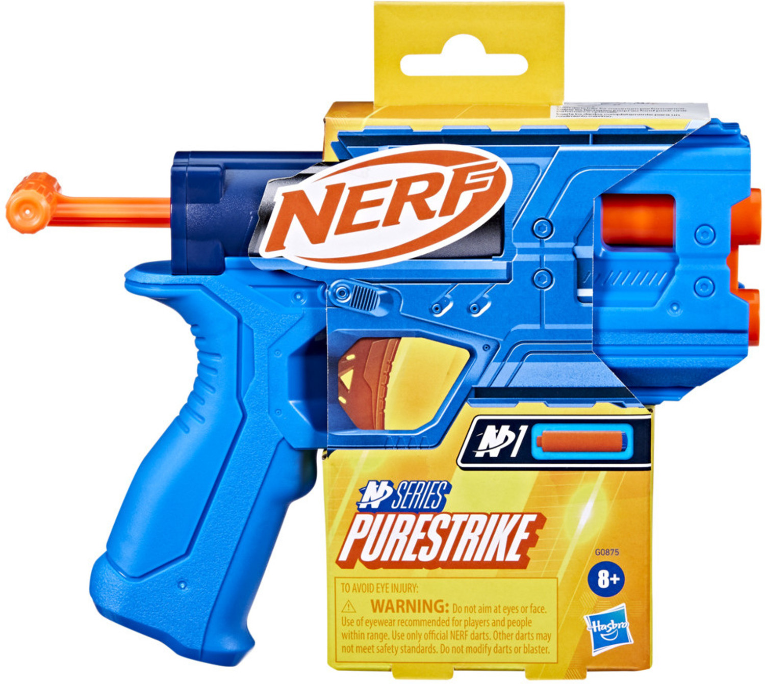 Image of Nerf N Series Purestrike Dart Blaster, 2 Official N1 Darts Guns & Darts