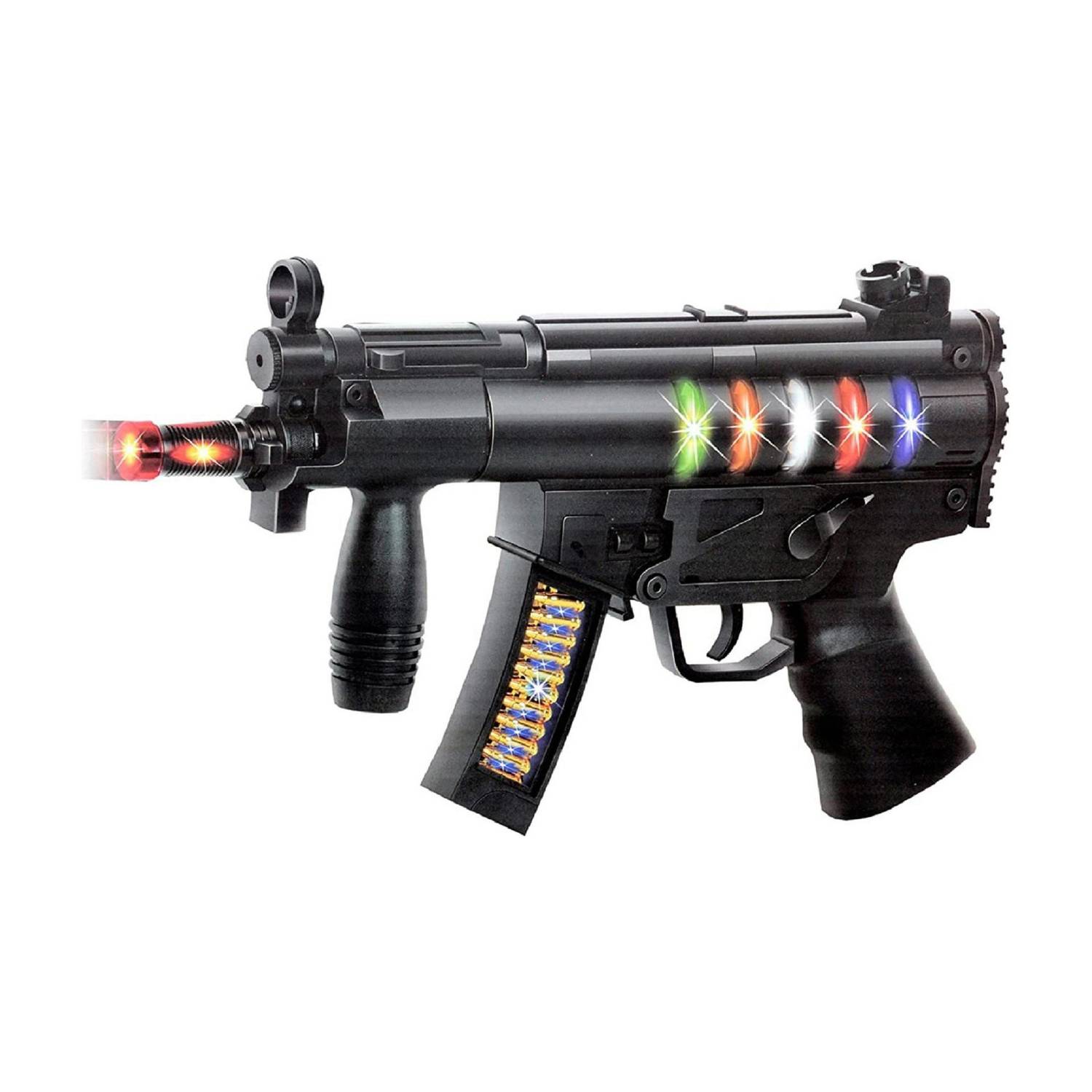 Aseenaa Musical Toy Gun With Sound, Vibration And LED Lights for Kids And Toddlers | Automatic Lights And Music Guns Toys For Boys Girls And Children Gift | : | Set of 1 Guns & Darts