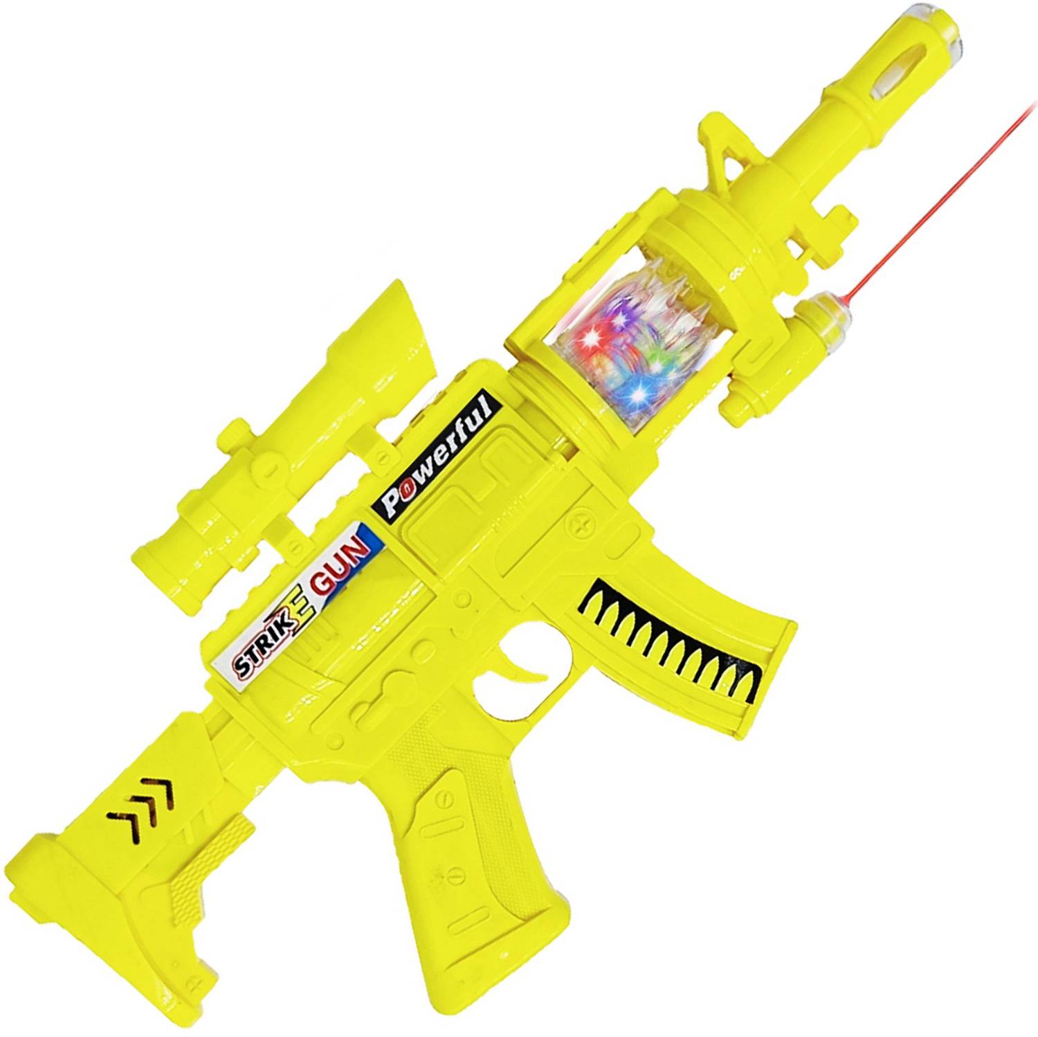 Aseenaa Toy Gun With Laser Light, Sound & LED Lights With Vibration For Kids & Toddlers Guns & Darts