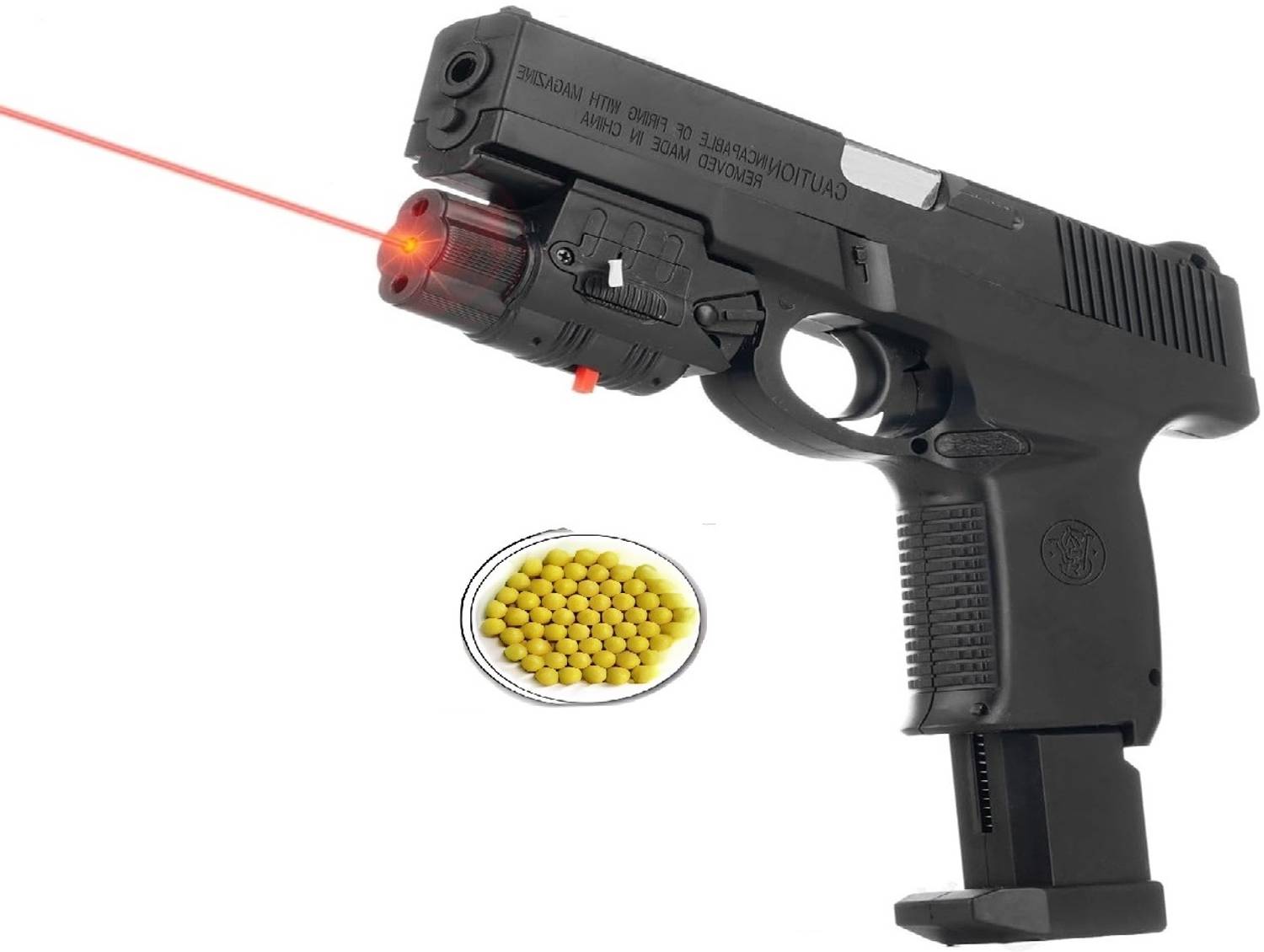 CannyCubs 2216 Laser Mauser Toy Gun with Red Laser and 110+ BB Bullets |PUBG, Army Gun| Guns & Darts