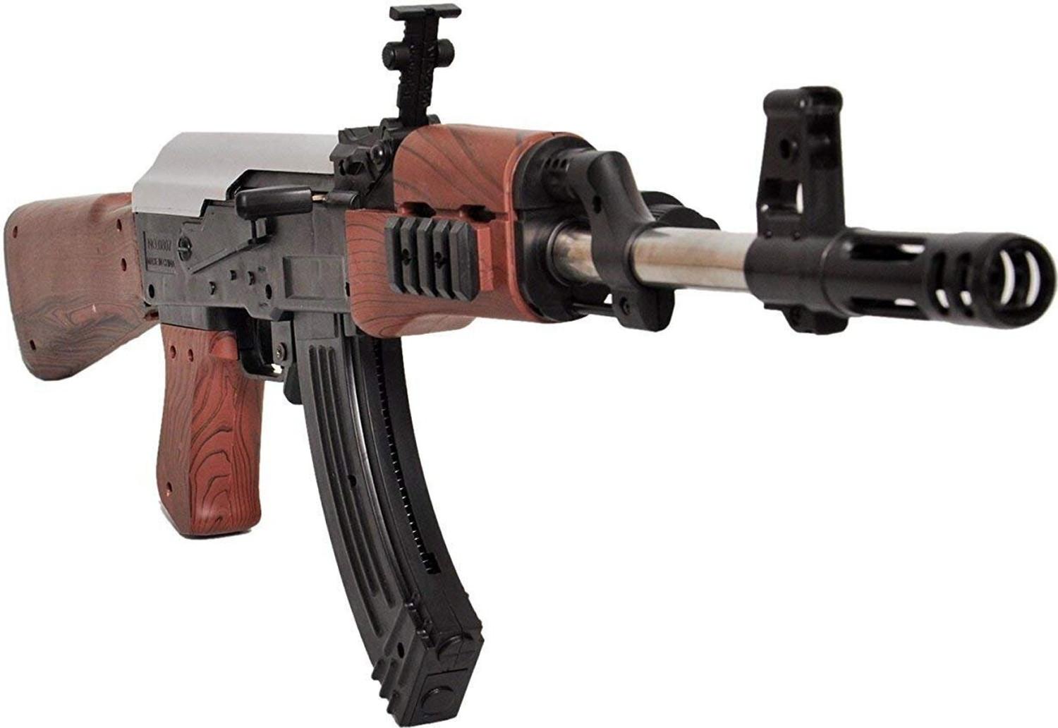 Image of WAKTORO Ak 47 Toy Shooting Gun for Kids with Laser Light and 100 Bullets Guns & Darts Guns & Darts
