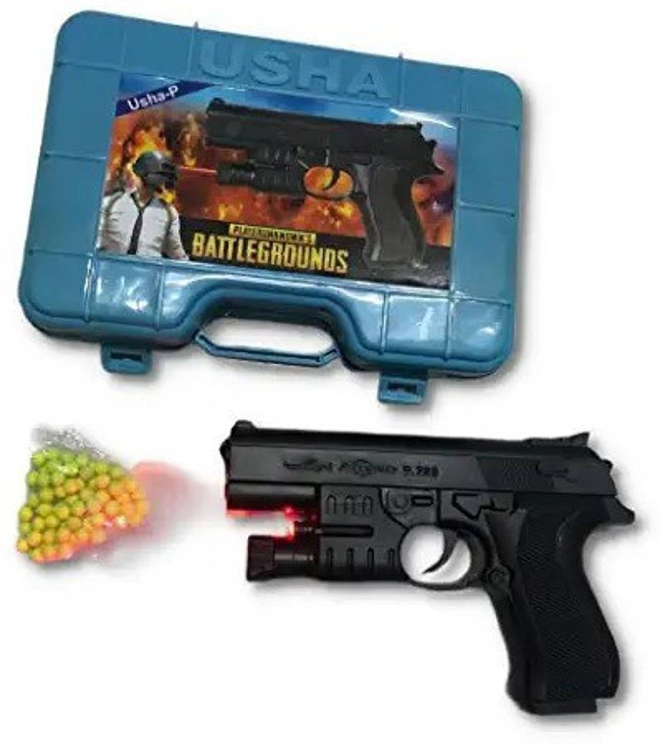 Anushka Toys Blaze Storm Soft Bullet Gun Shooting Gun Toys (Pubg Gun) Guns & Darts