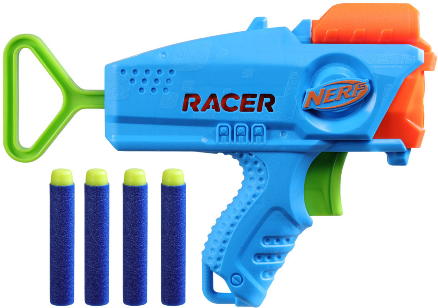 Image of Nerf Elite Junior Racer Easy Play Dart Blaster,4 Elite Darts, Outdoor Toys For Age 6+ Guns & Darts