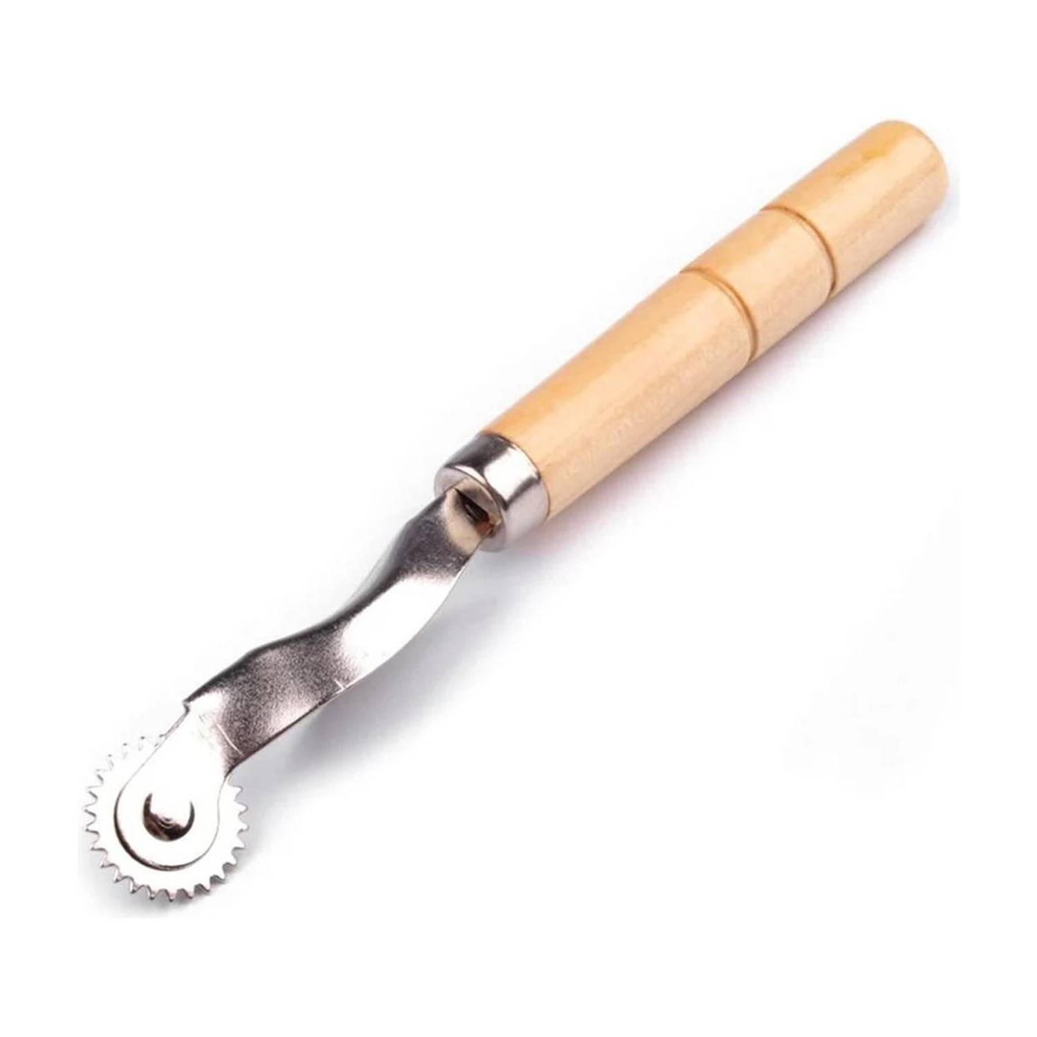 Shree Shyam Tracing Wheel Sewing Patterns 2mm Sewing Needle Point Overstitch Marking Spacing Roulette Tool with Wooden Handle for Cloth Paper Craft Tracing Wheel