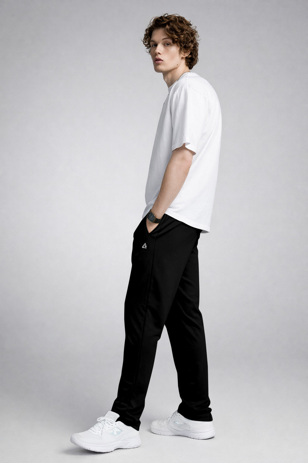Image of FTX Solid Men Multicolor Track Pants