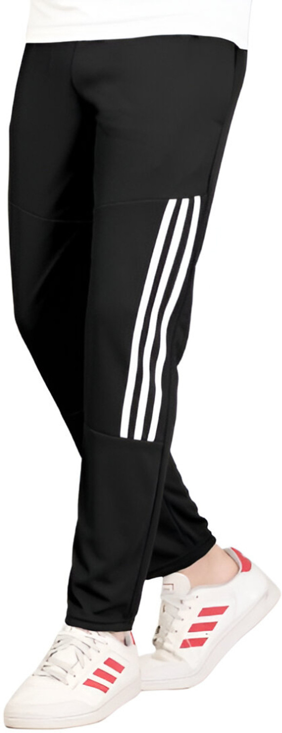 Image of harmin enterprise Striped Men Black, Grey Track Pants