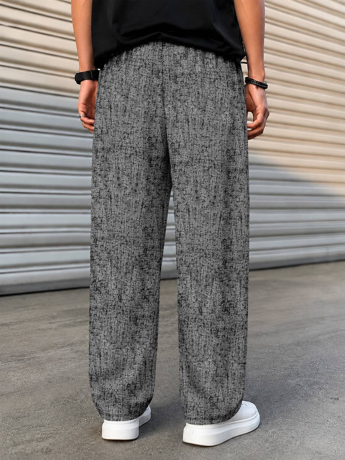KAJARU Men Grey Track Pants - Image 2